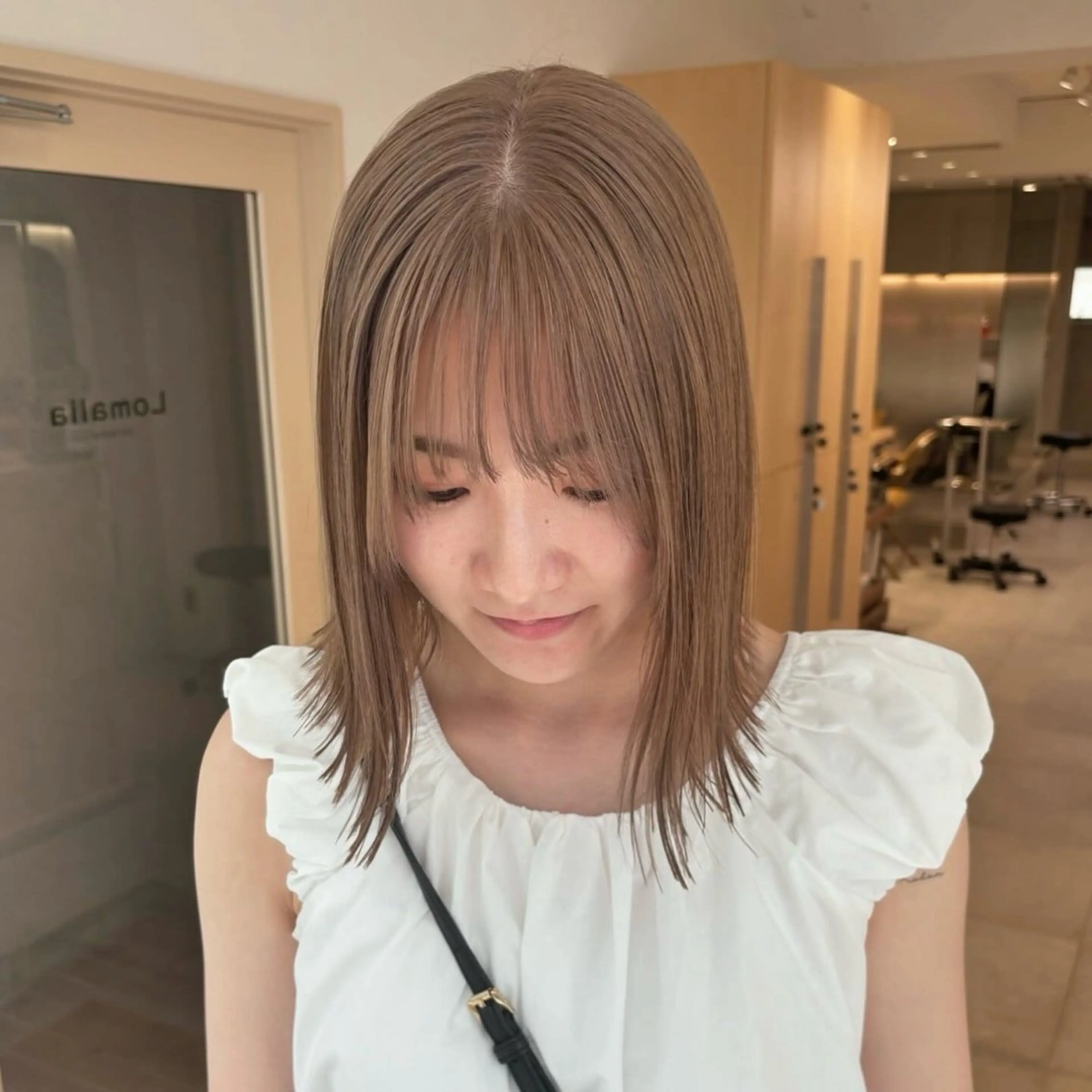 【今月限定クーポン】カット+ダブルカラー(ケアブリーチ+ケアカラー)+トリートメント¥13000の写真