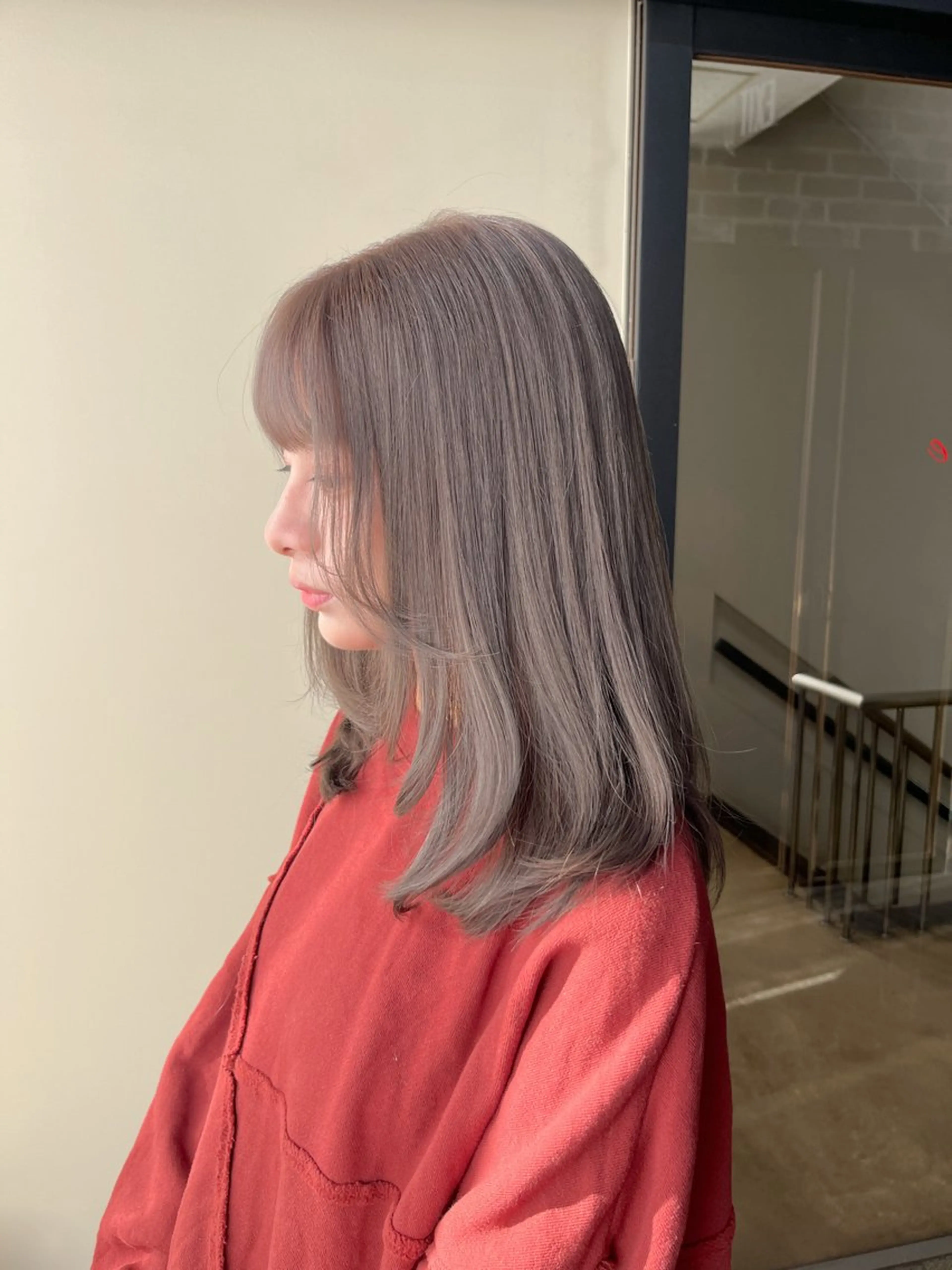 セミロング カラー カット ヘアカラー トリートメント ヘアセット 垢抜けヘア 🍯ayumi🍯のヘアスタイル