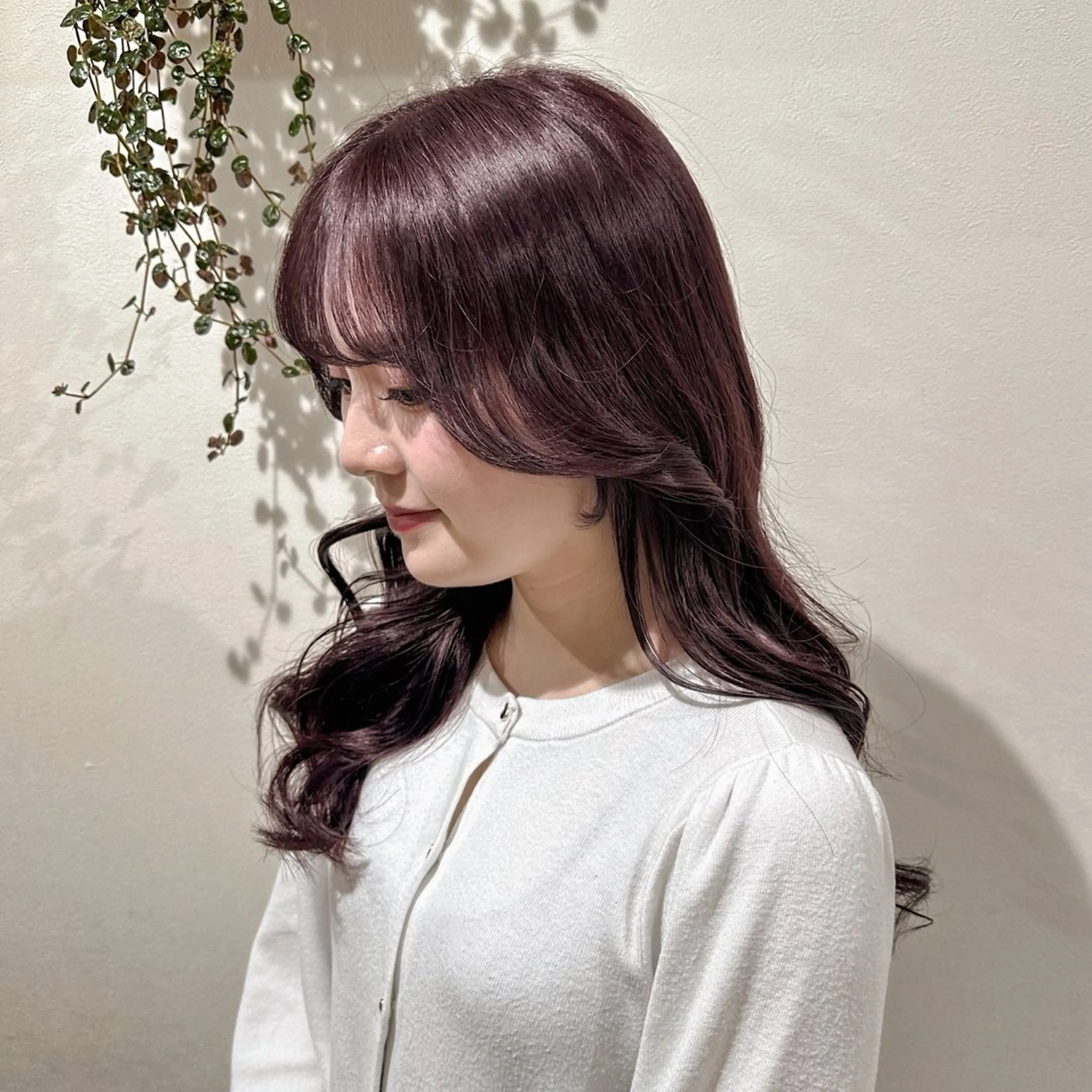 セミロング カラー ヘアカラー メンズ特化🏹カット パーマ/チヒロ🤍のヘアスタイル