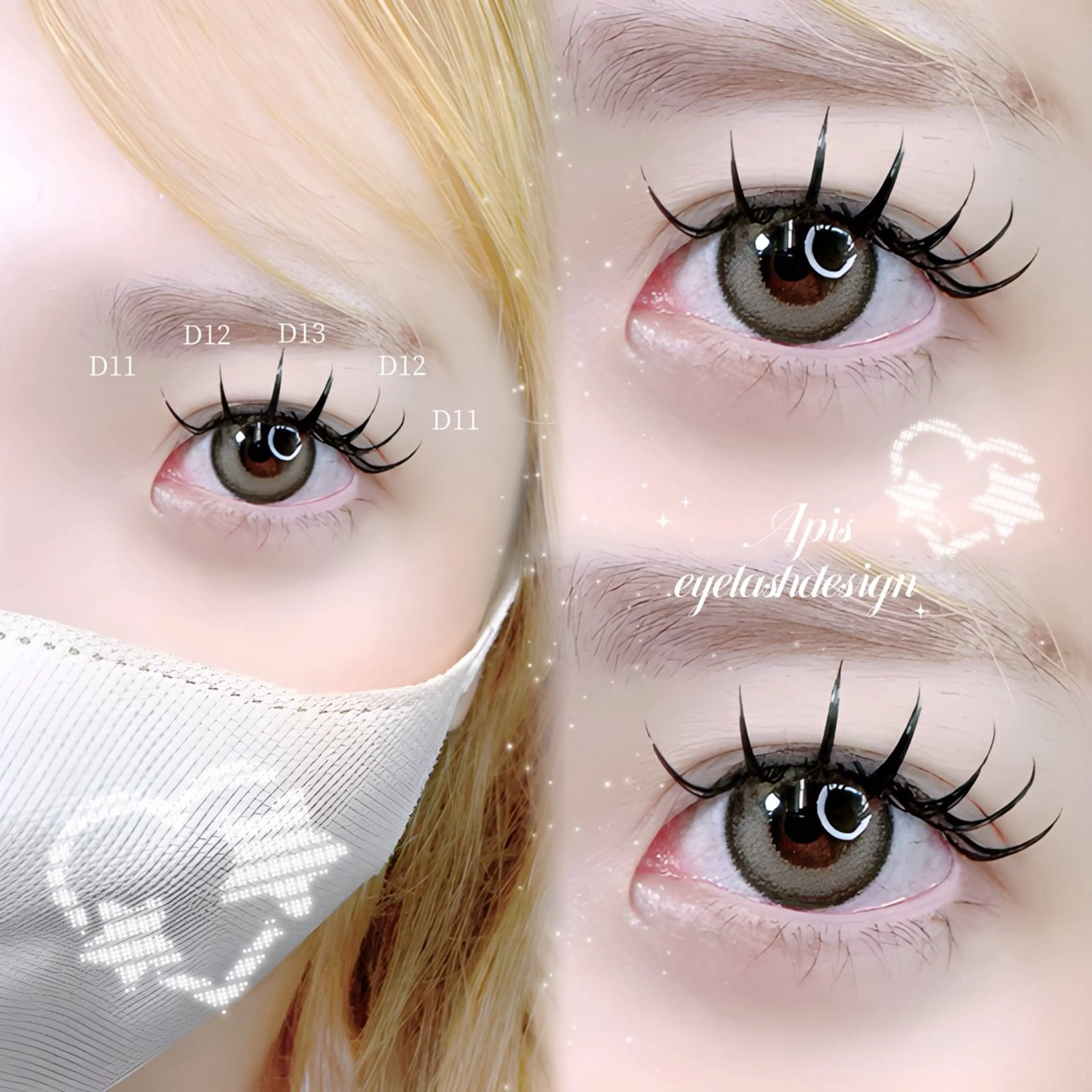 マツエク・マツパ マツエク Apis🎀 愛媛/松山のマツエク・マツパデザイン