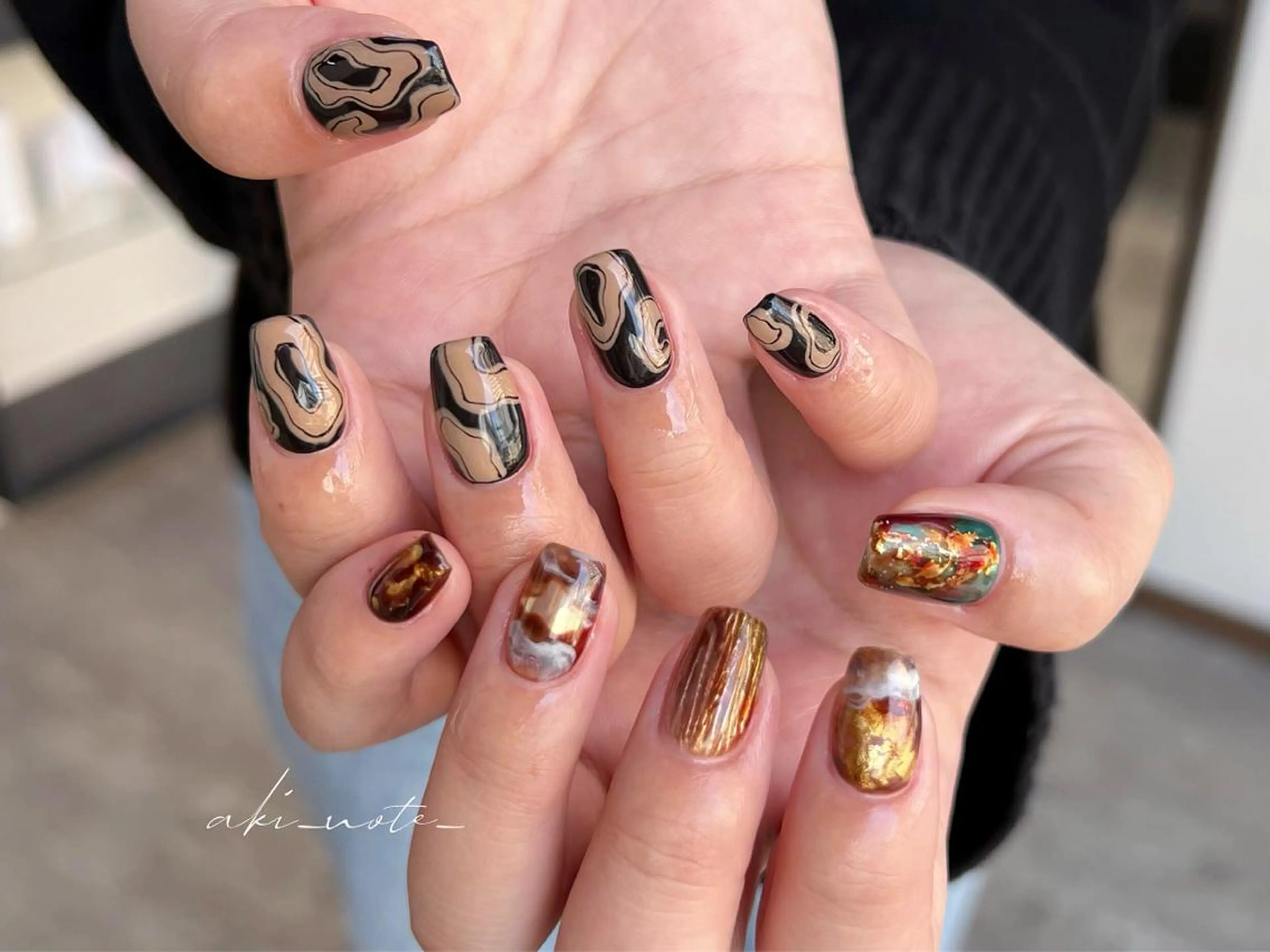 ネイル ハンドネイル フットネイル GRANDE大須 栄/店長 aki🌙のネイルデザイン