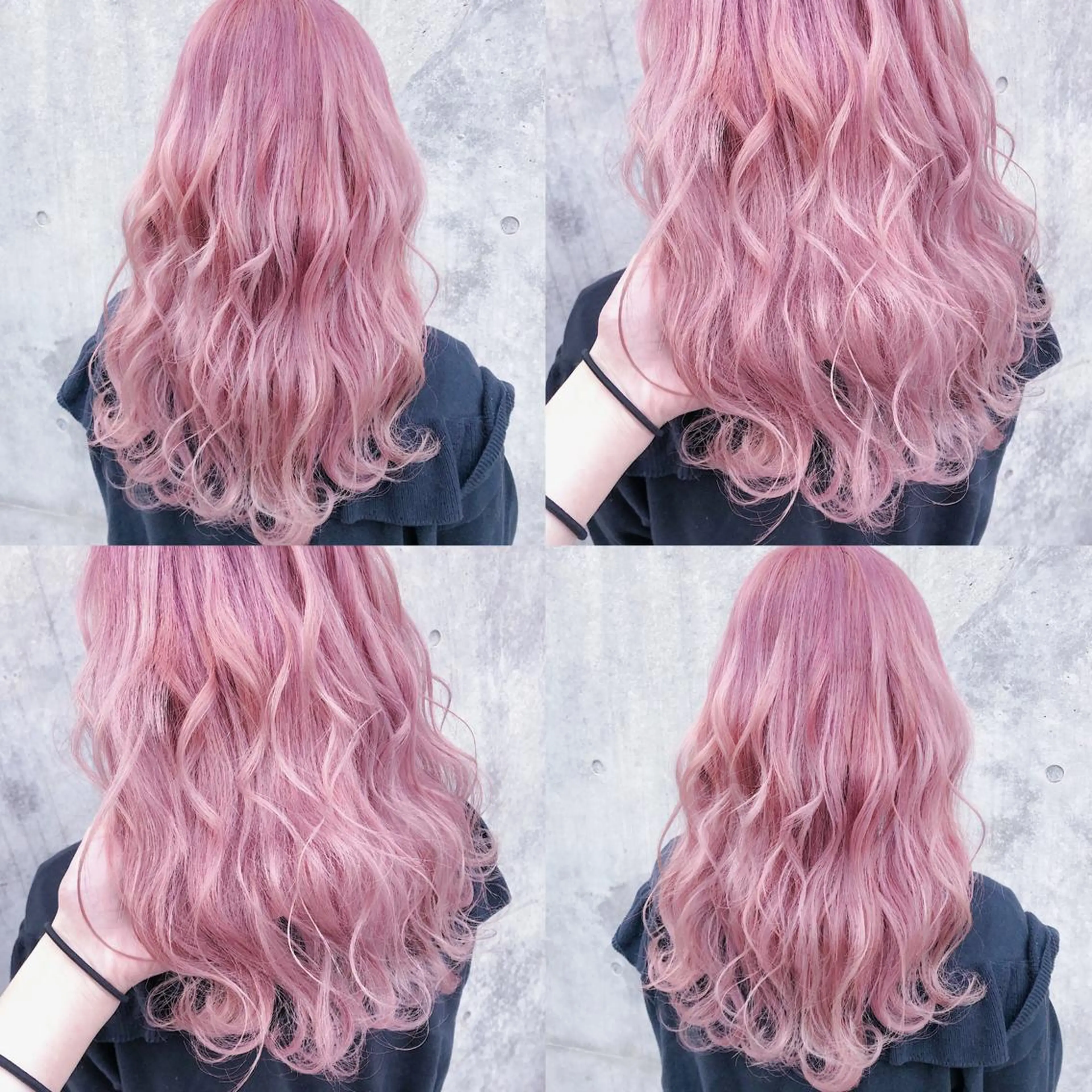 ロング カラー ヘアアレンジ メンズ キッズ メンズブリーチ ブリーチ ピンクカラー ヘアカラー トリートメント ヘアセット 💟Chloe原宿店 🩶ハイトーンのヘアスタイル