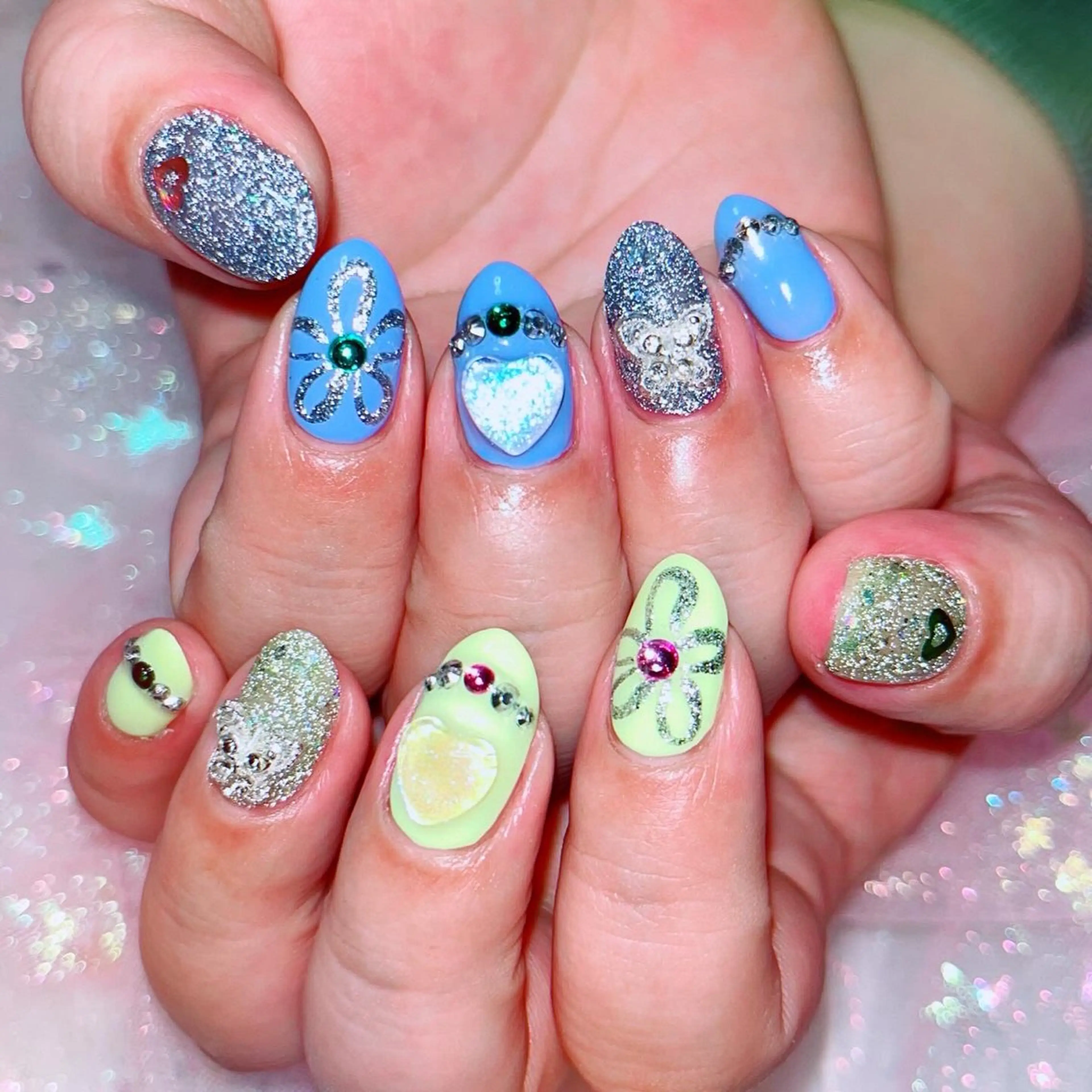 ネイル アートネイル フラッシュネイル ruirui.naildesign所属・RUI ☆のネイルデザイン