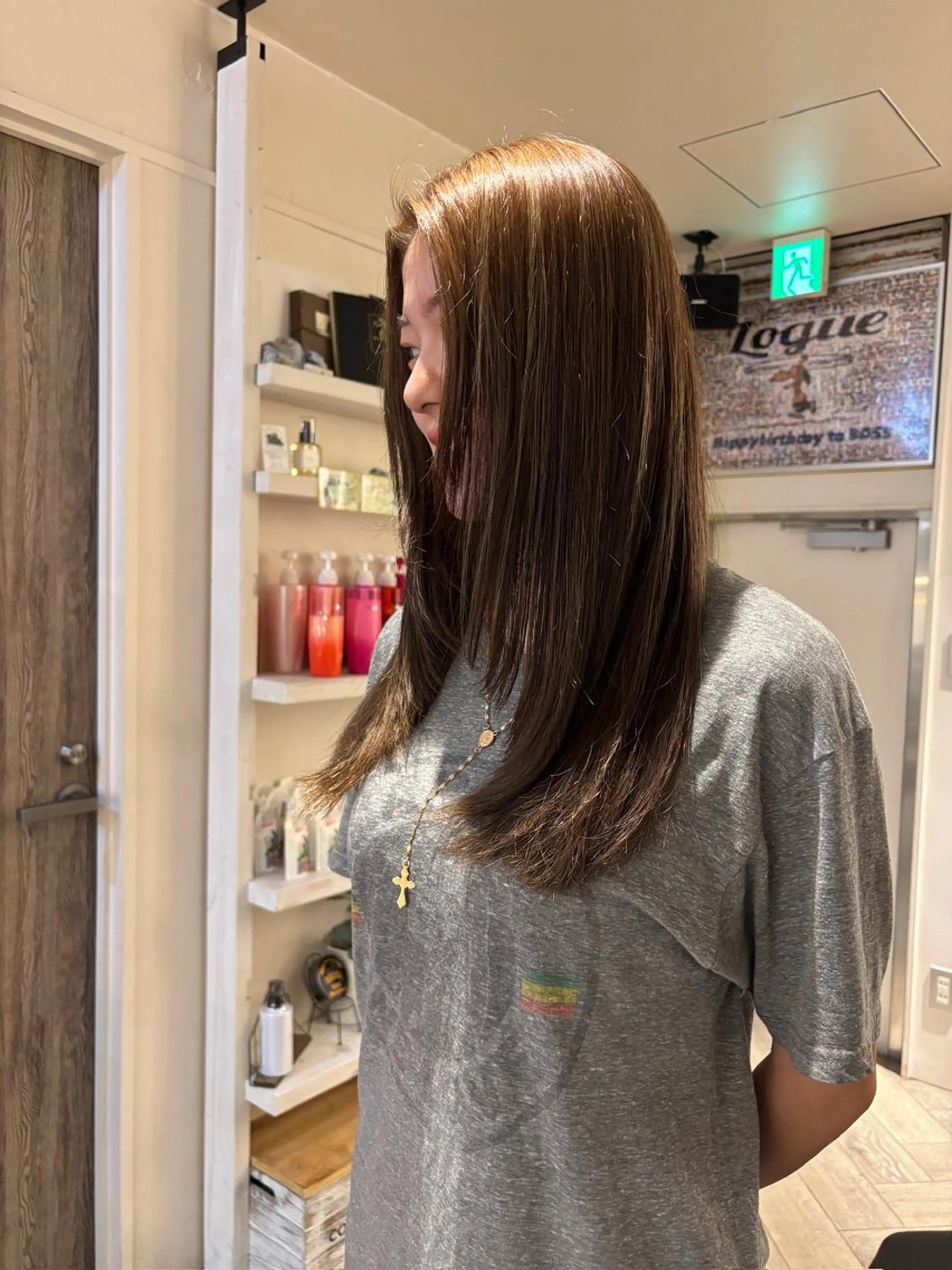 ロング カラー ヘアカラー 洛樹 /海外風ヘアー /ハイライト/パーマのヘアスタイル