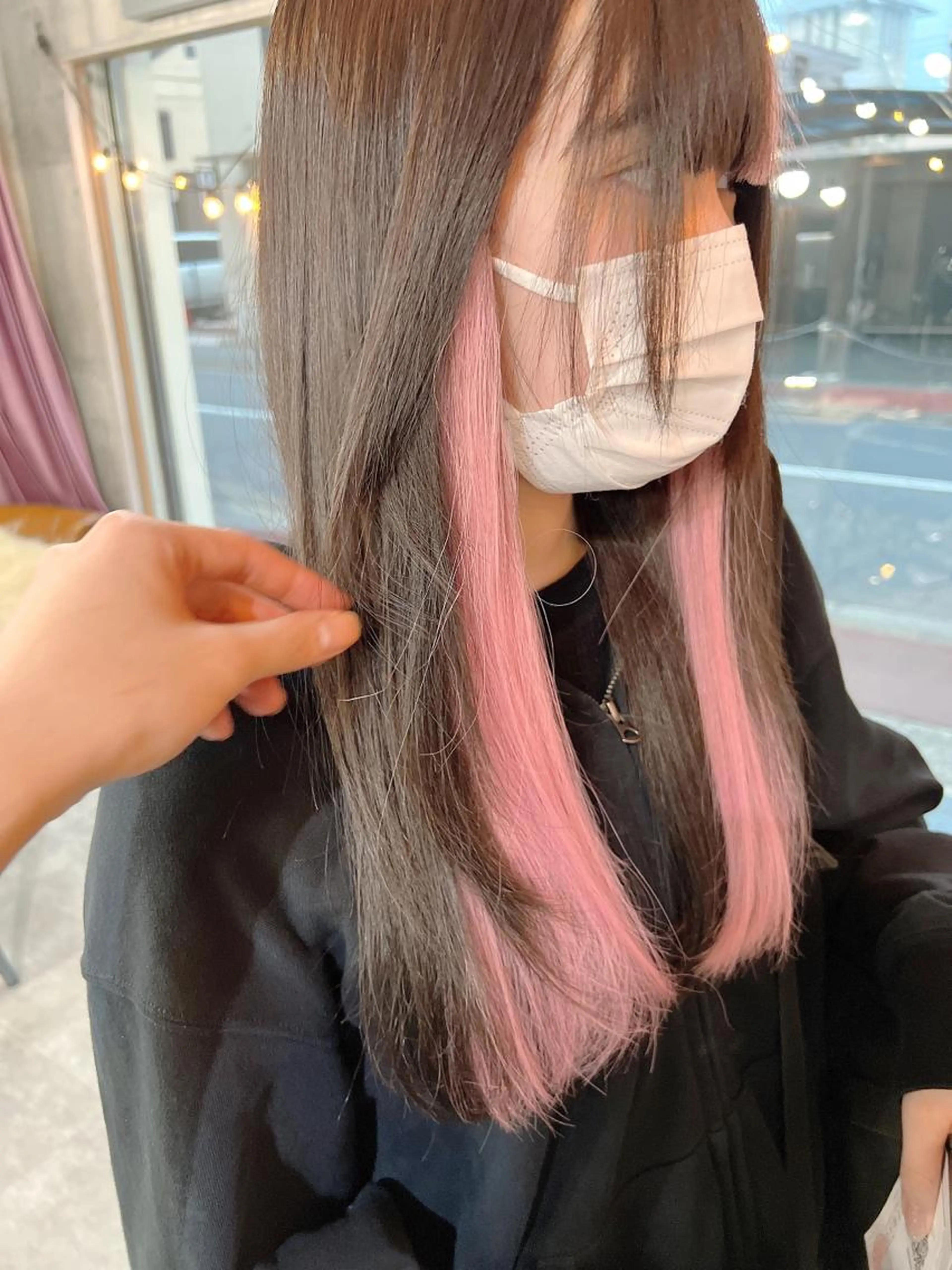 カラー＋インナーシールエクステ10枚の写真