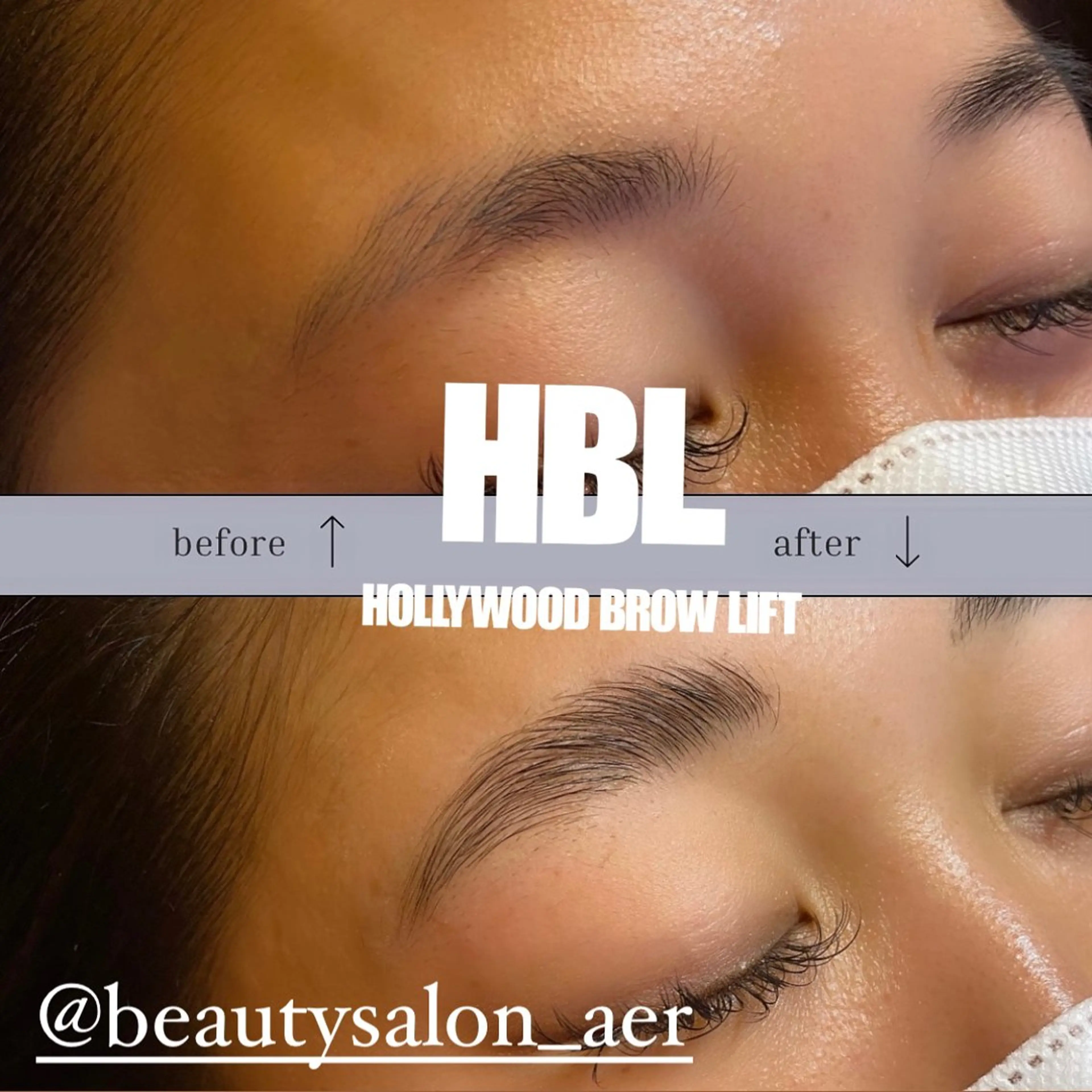 アイブロウ ハリウッドブロウリフト デコパーツが得意♪ ネイル/眉毛/エステの眉毛・アイブロウイメージ