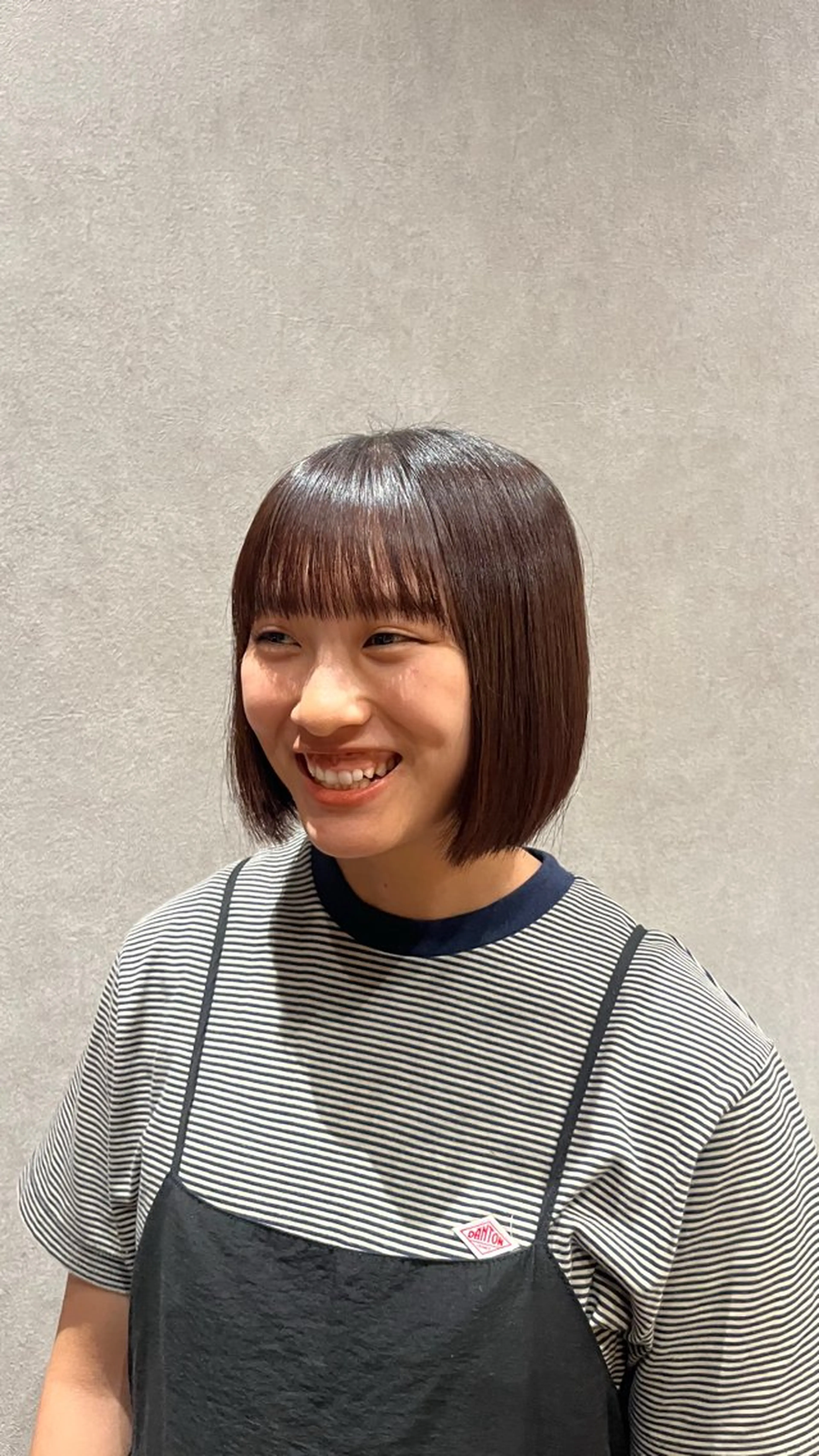 ミディアム ボブ カット ami 〔ranka〕のヘアスタイル