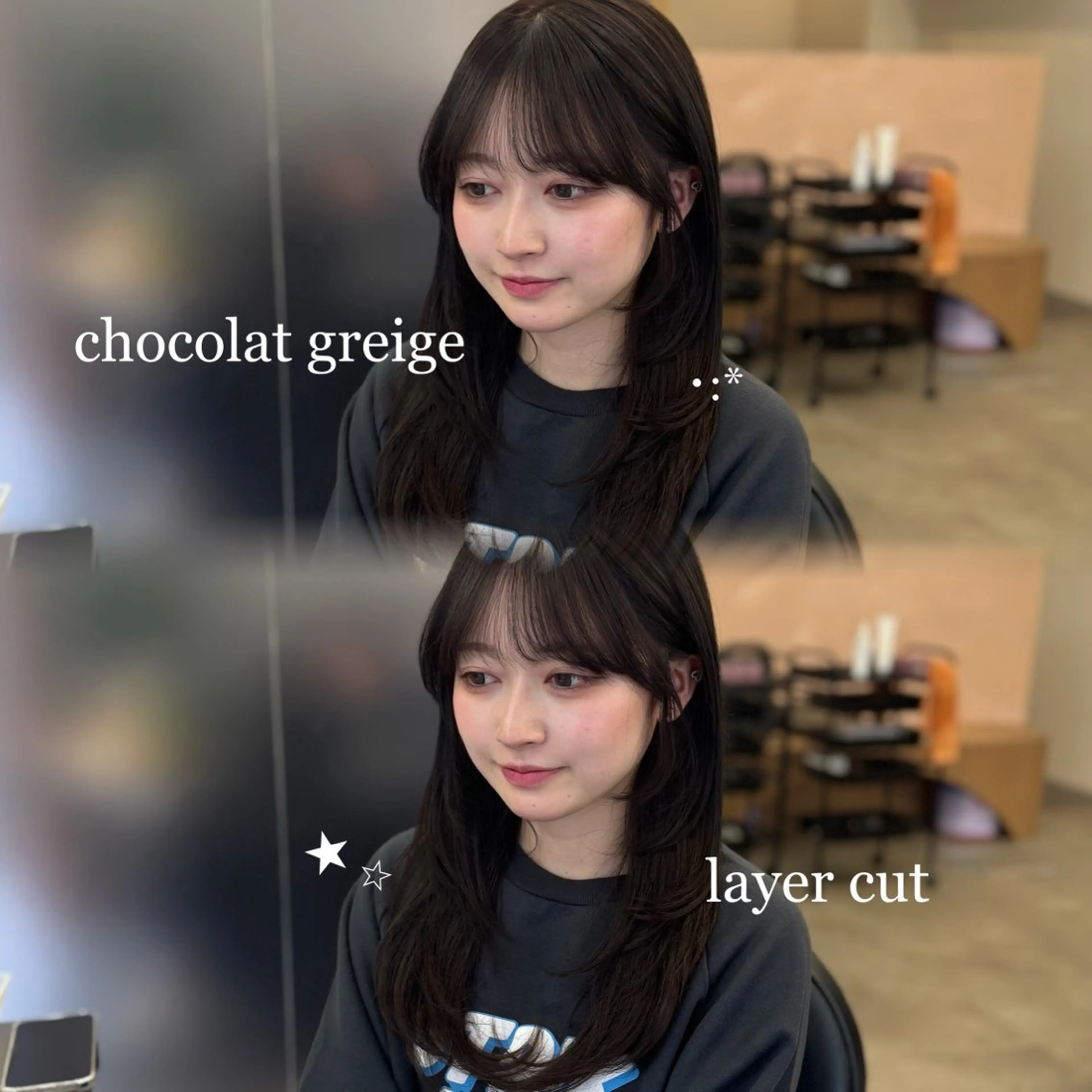 カラー 透明感カラー 髪質改善 ヘアカラー SOL by shes 梅田茶屋町所属・NAO/ 髪質改善/艶カラーのヘアスタイル