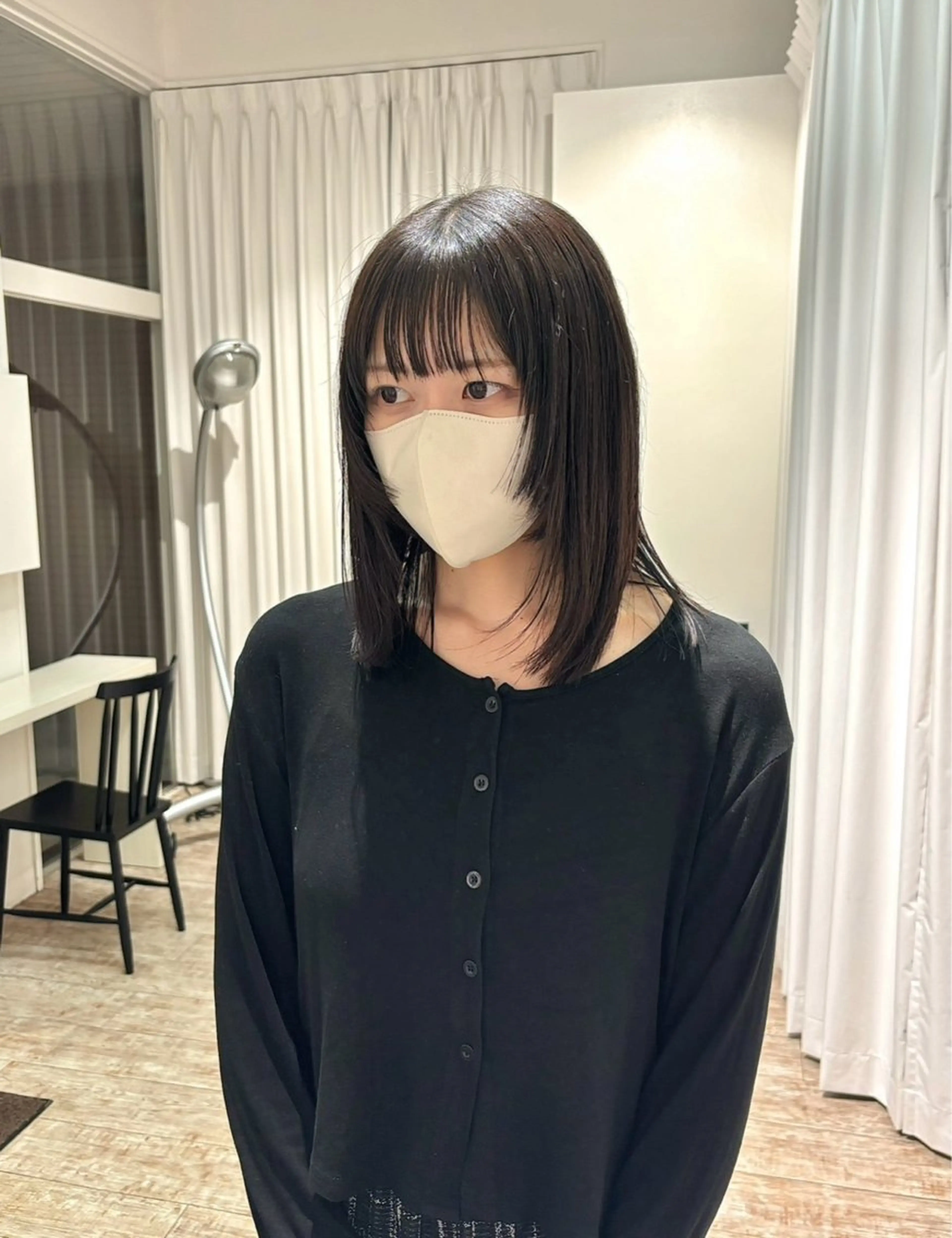 セミロング behive  駅前店所属・菊地 桃花のヘアスタイル