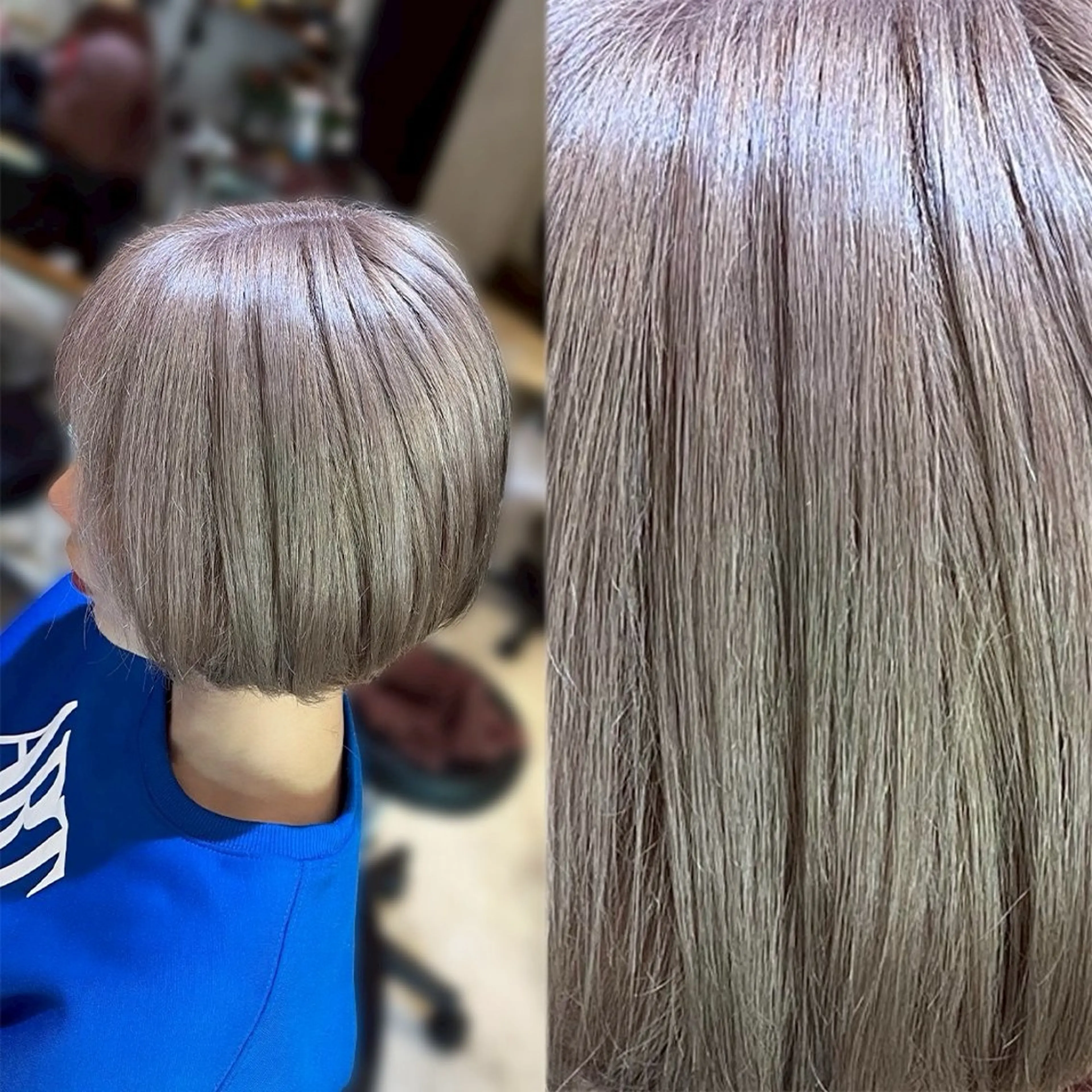 ショート カラー ベージュカラー ブリーチ ケアブリーチ ケアカラー 透明感カラー カット ヘアカラー トリートメント ラフィスヘアードープ所属・👑髪質改善wカラー /ハイトーン/アユカのヘアスタイル