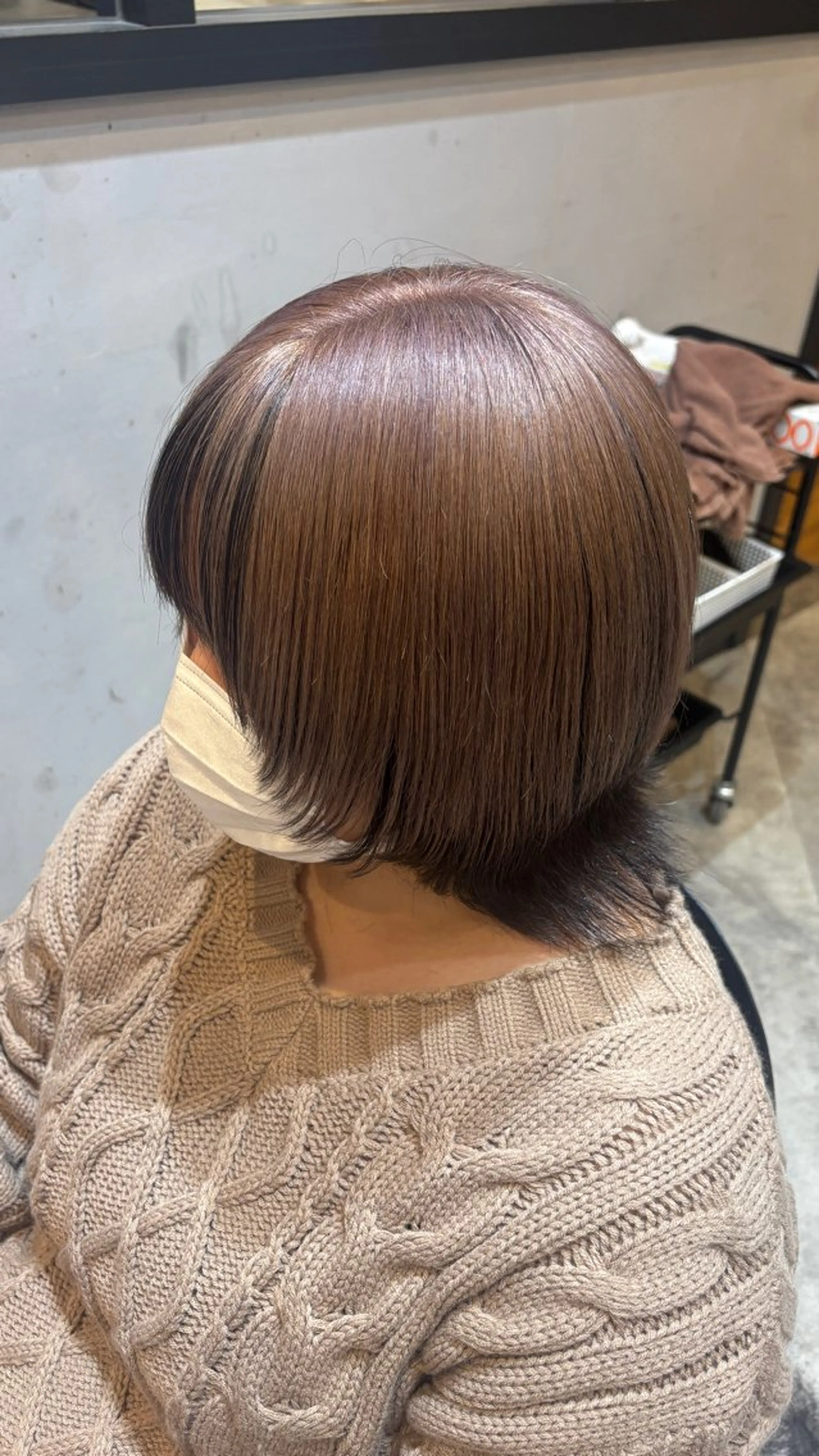 ミディアム カラー 顔まわりレイヤー 顔周りカット レイヤーカット カット La fith hair grand 金山店 【ラフィス ヘアー グランド】所属・山本 望理 /金山/透明感カラーのヘアスタイル