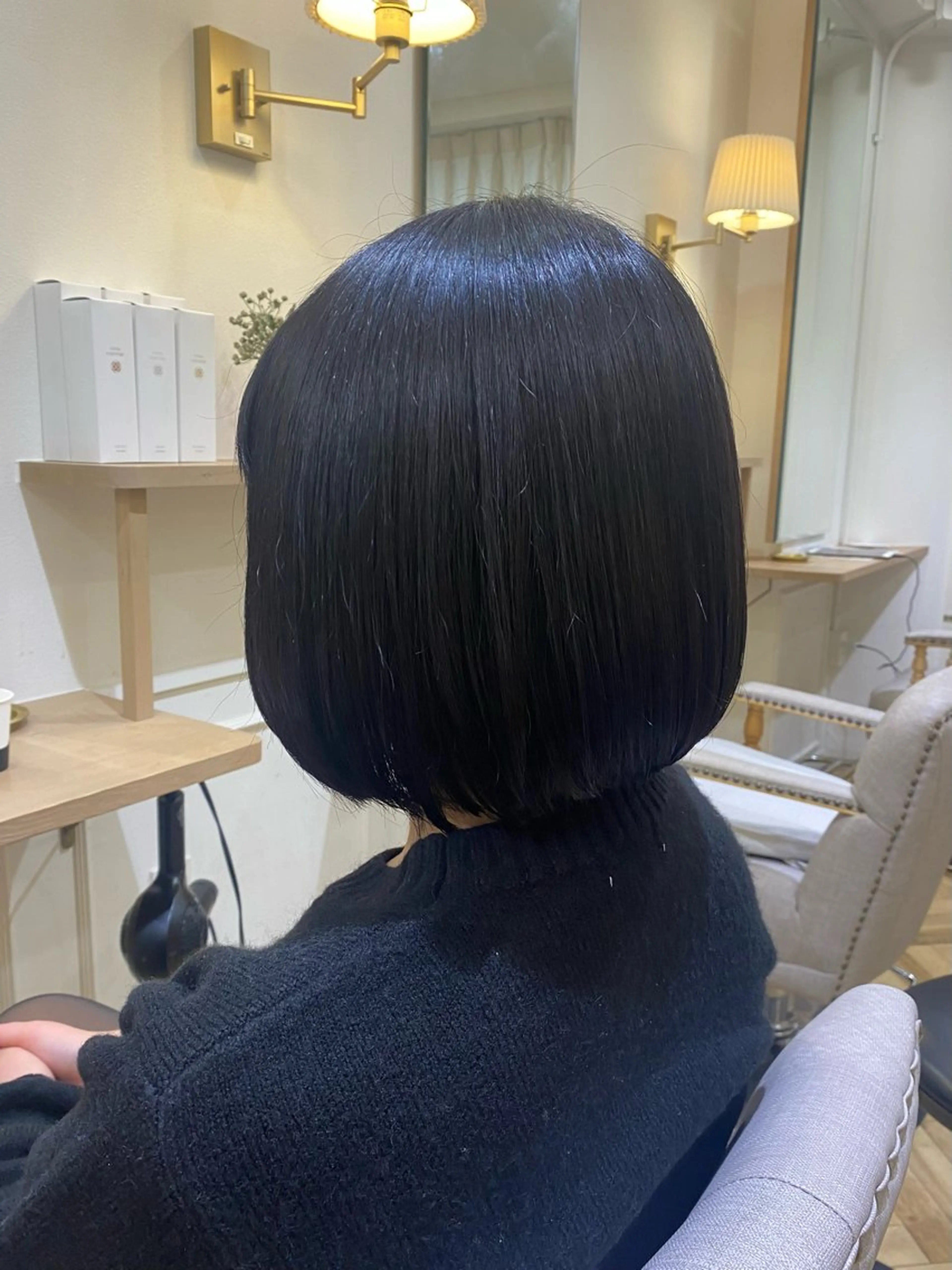 ショート カラー ボブ 韓国ヘア・ブリーチ 🩵SHIZUKUのヘアスタイル