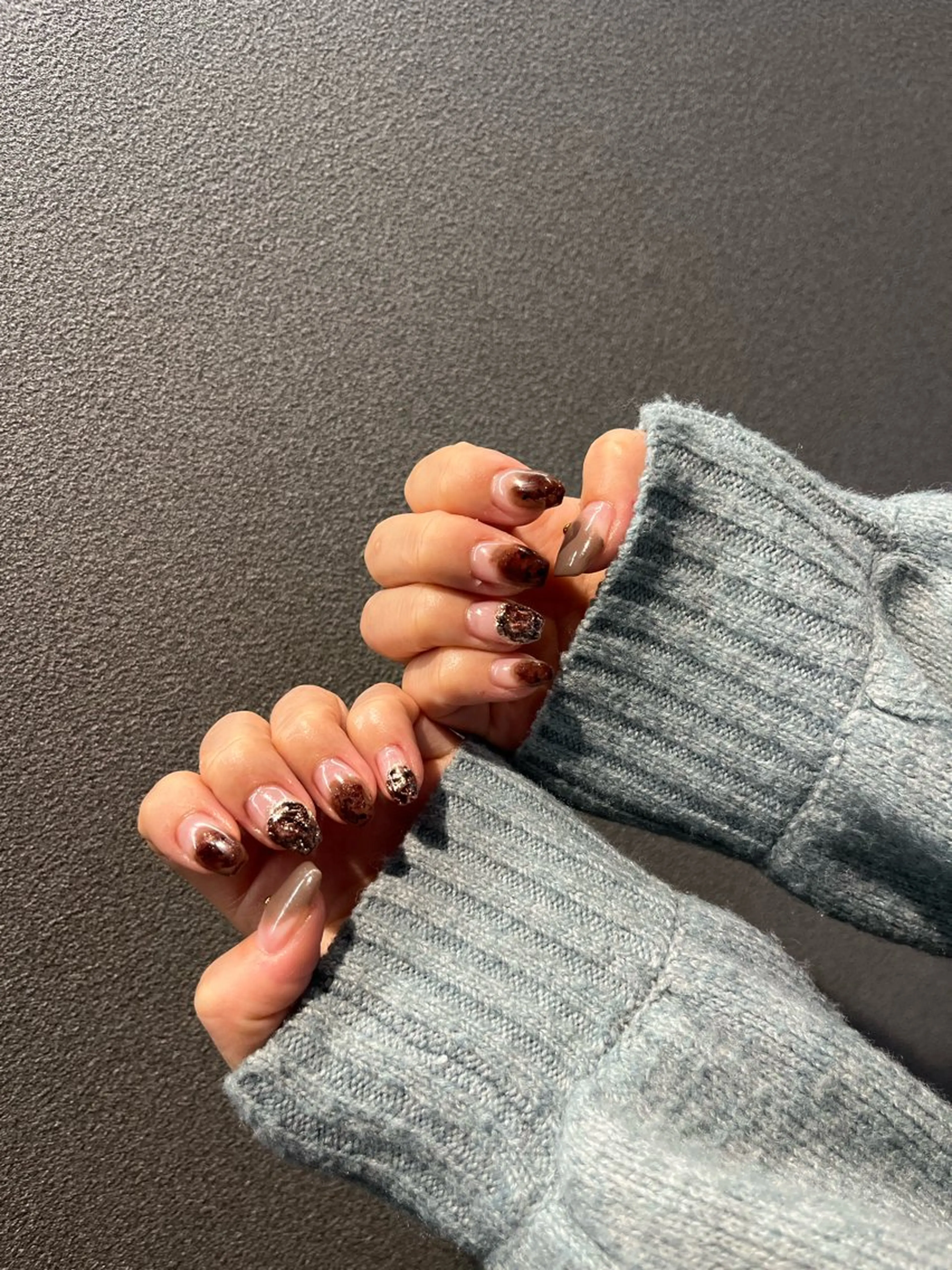 ネイル 冬ネイル ハンドネイル Y. manamiのネイルデザイン