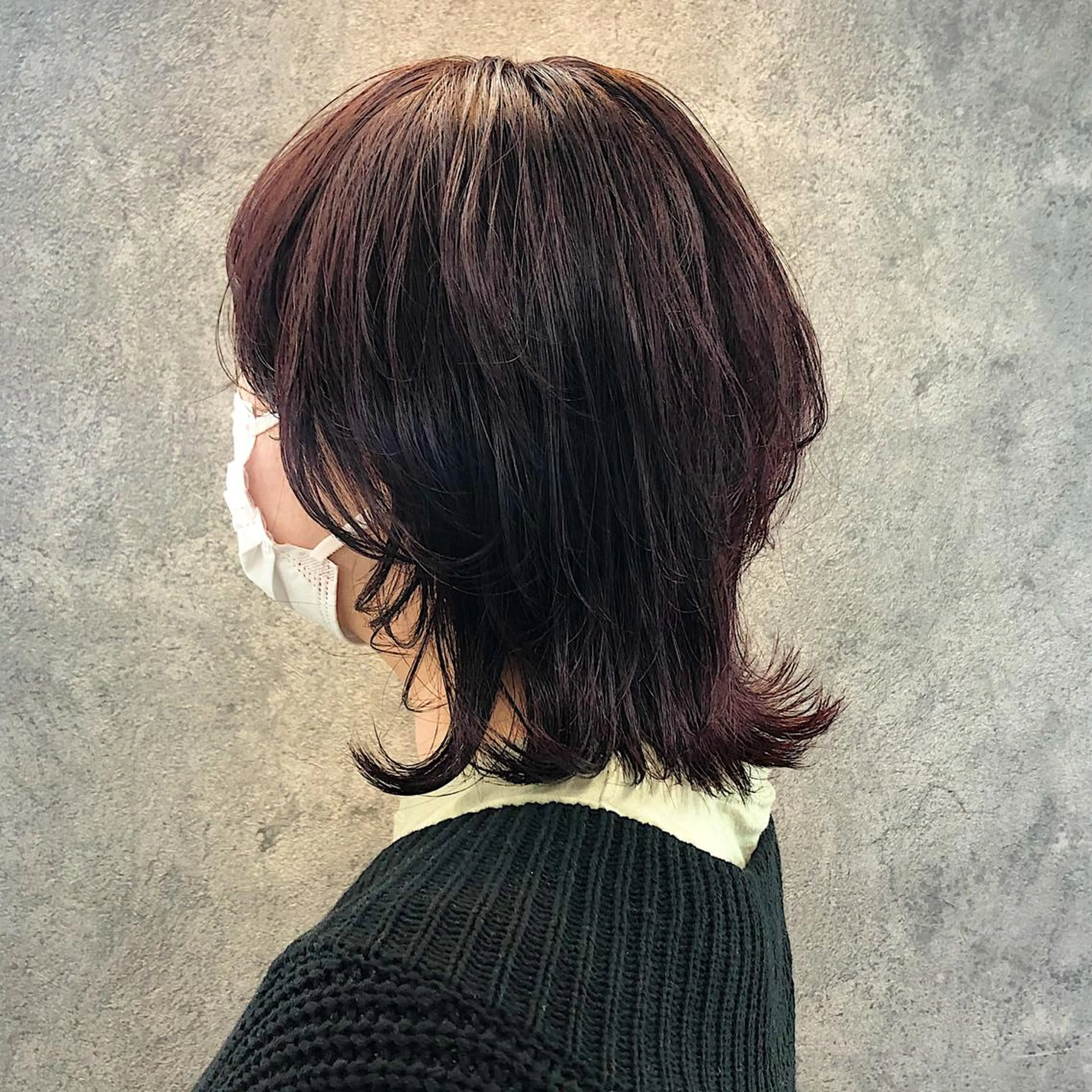 ミディアム ウルフカット カット ヘアカラー トリートメント 所渉/韓国レイヤー /ウルフカットのヘアスタイル