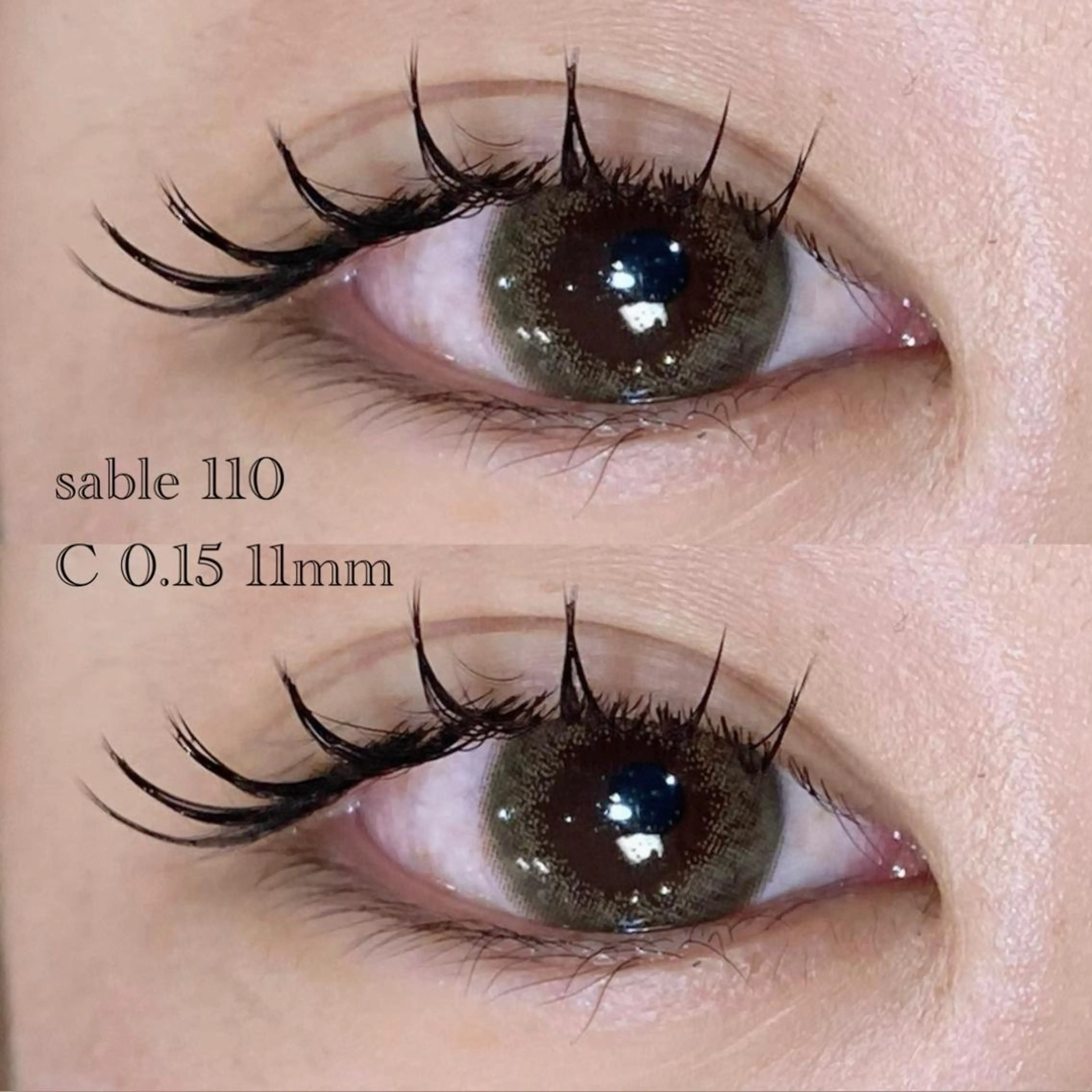 マツエク・マツパ Cカール セーブル OLIVIA 郷家 ♡のマツエク・マツパデザイン