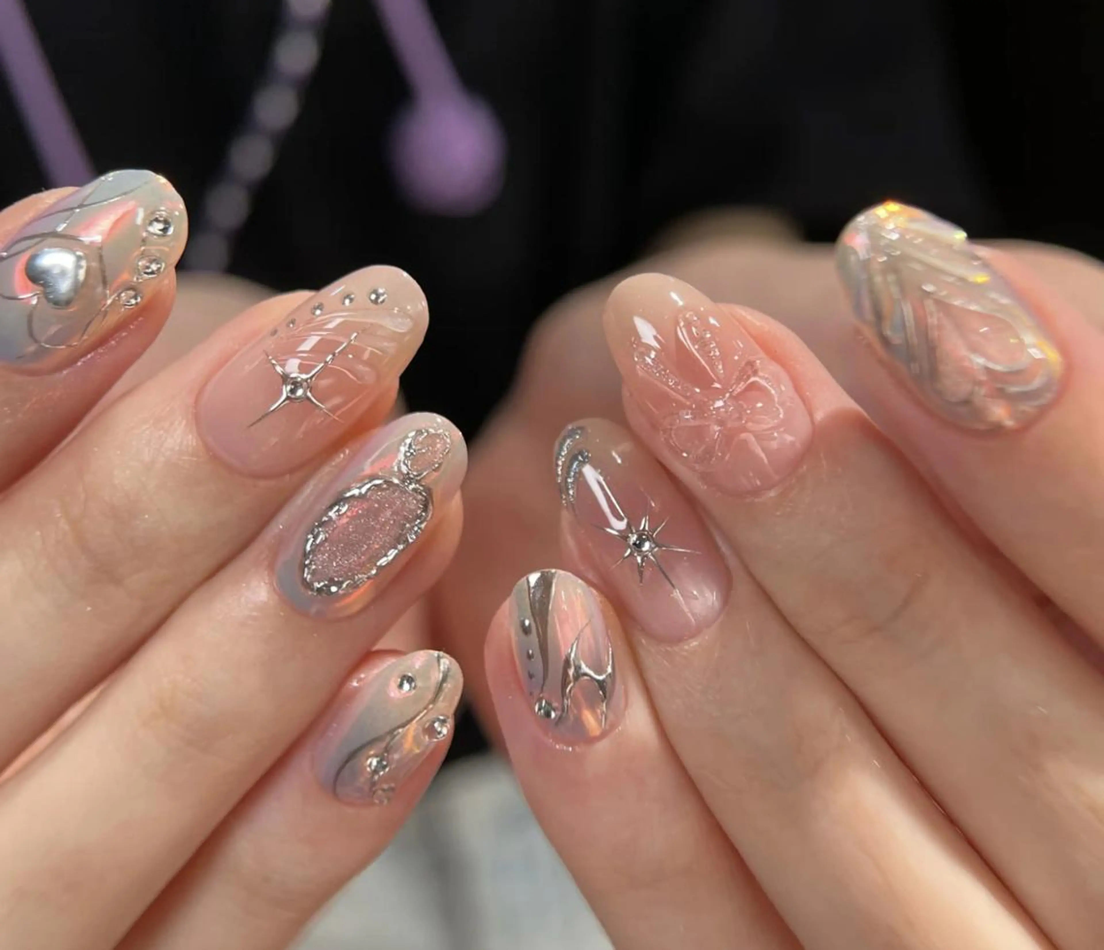 ネイル ハンドネイル 🍑 momo_nailのネイルデザイン