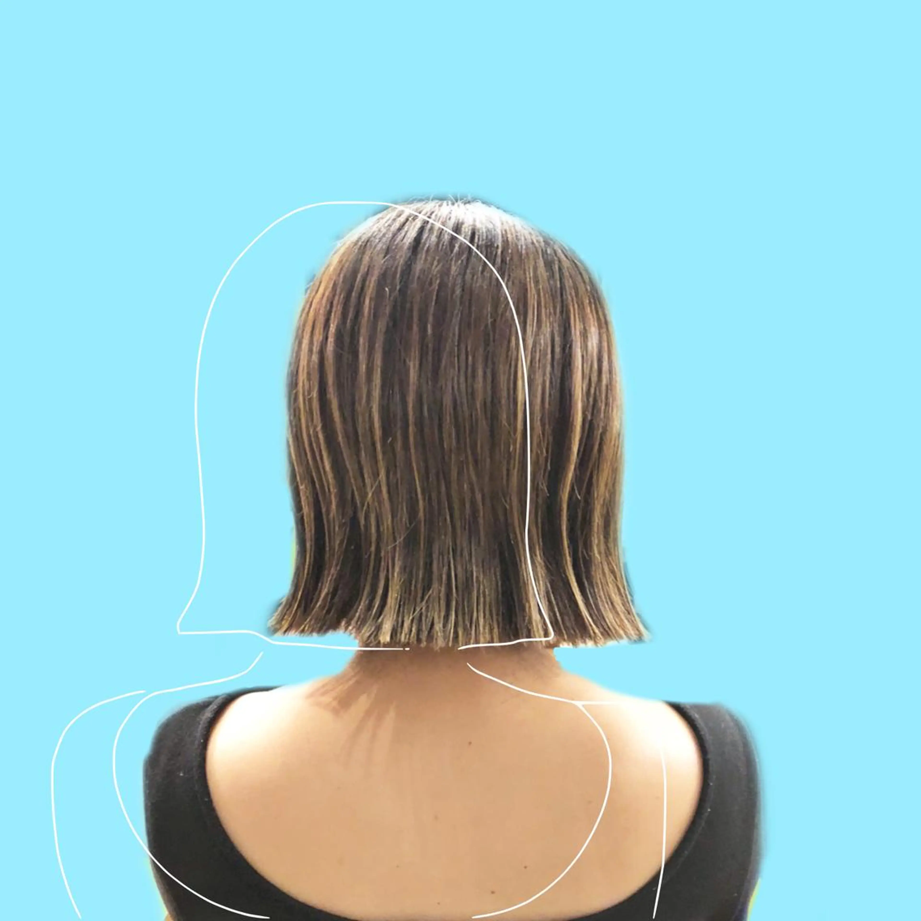 ショート 切りっぱなしボブ ボブ カット 🩵小野 えりか🩷のヘアスタイル
