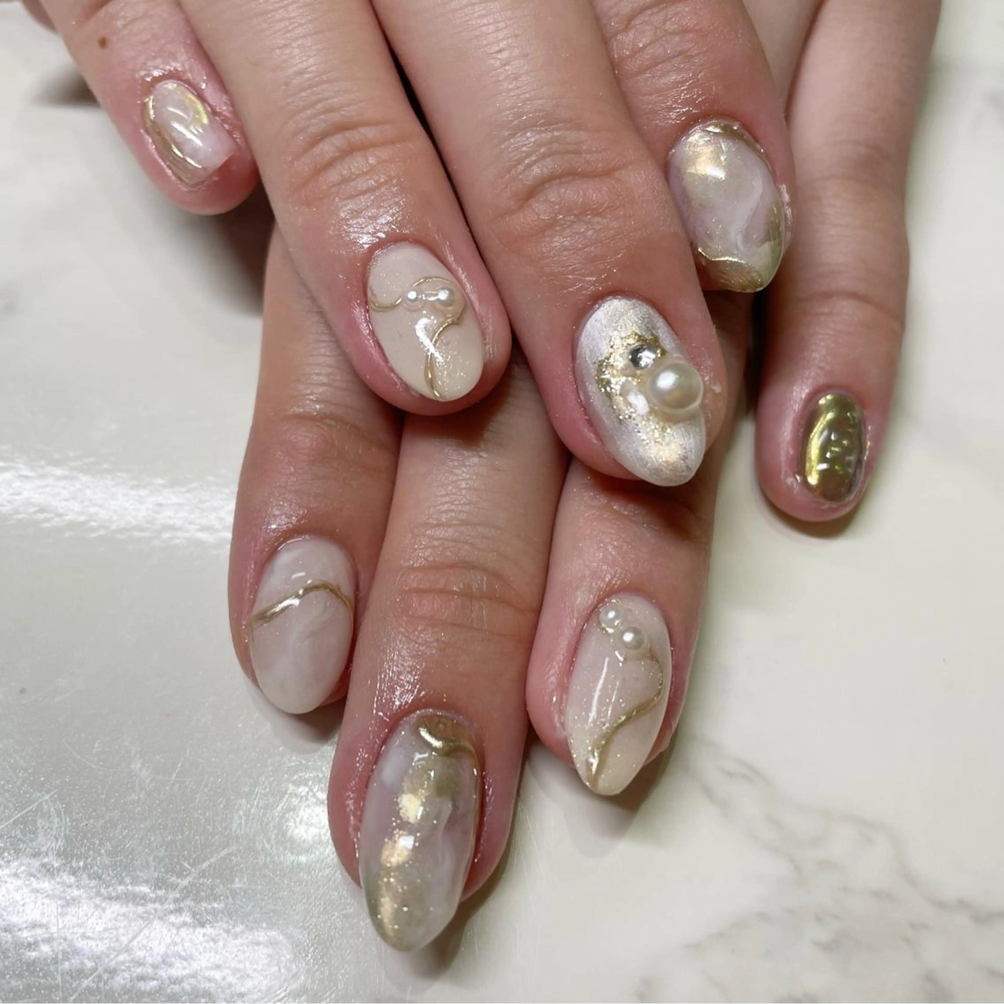 ネイル 持ち込み OpenSesame 加藤のネイルデザイン