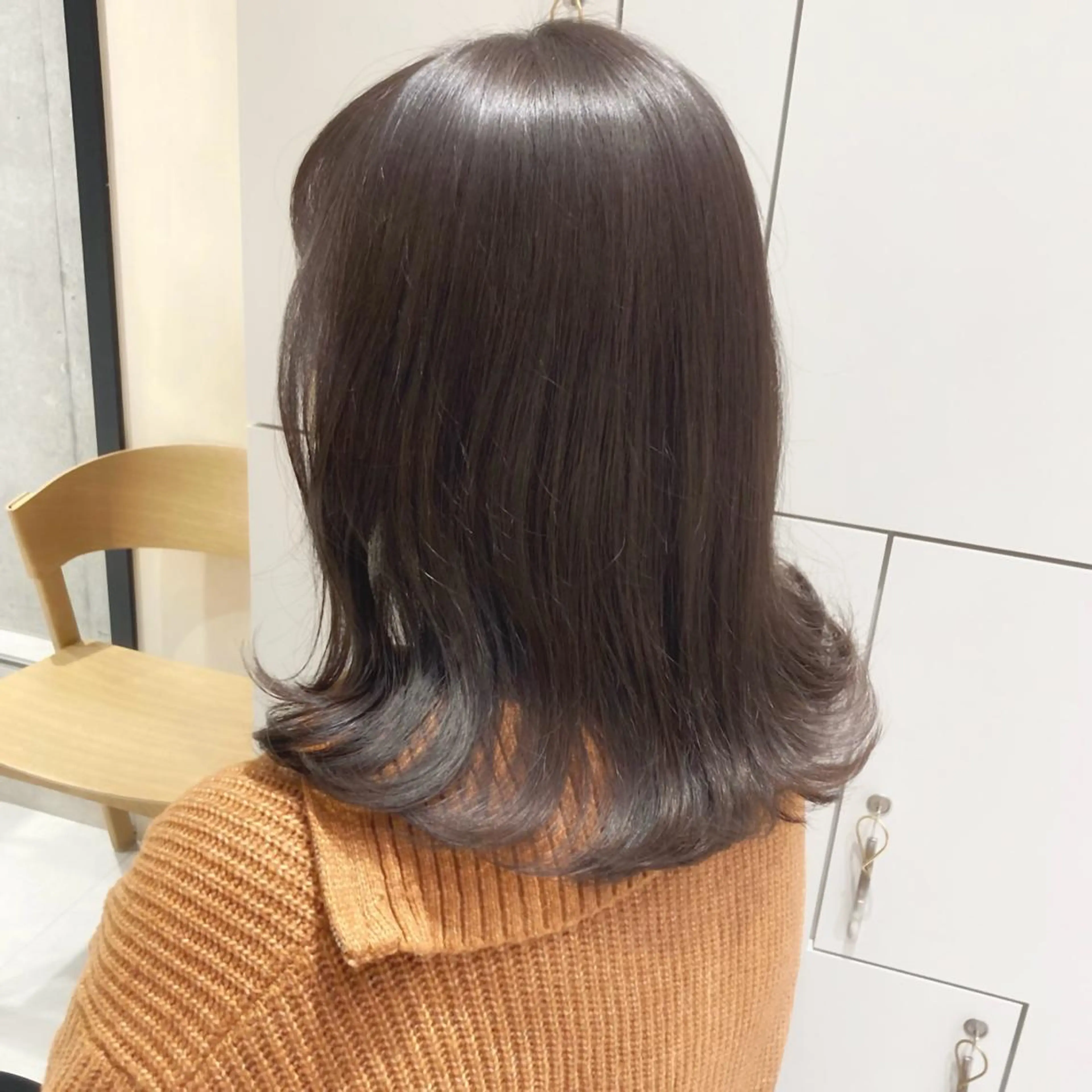 ミディアム カラー ダブルカラー グレージュ TONE所属・MURANAKA RYOのヘアスタイル