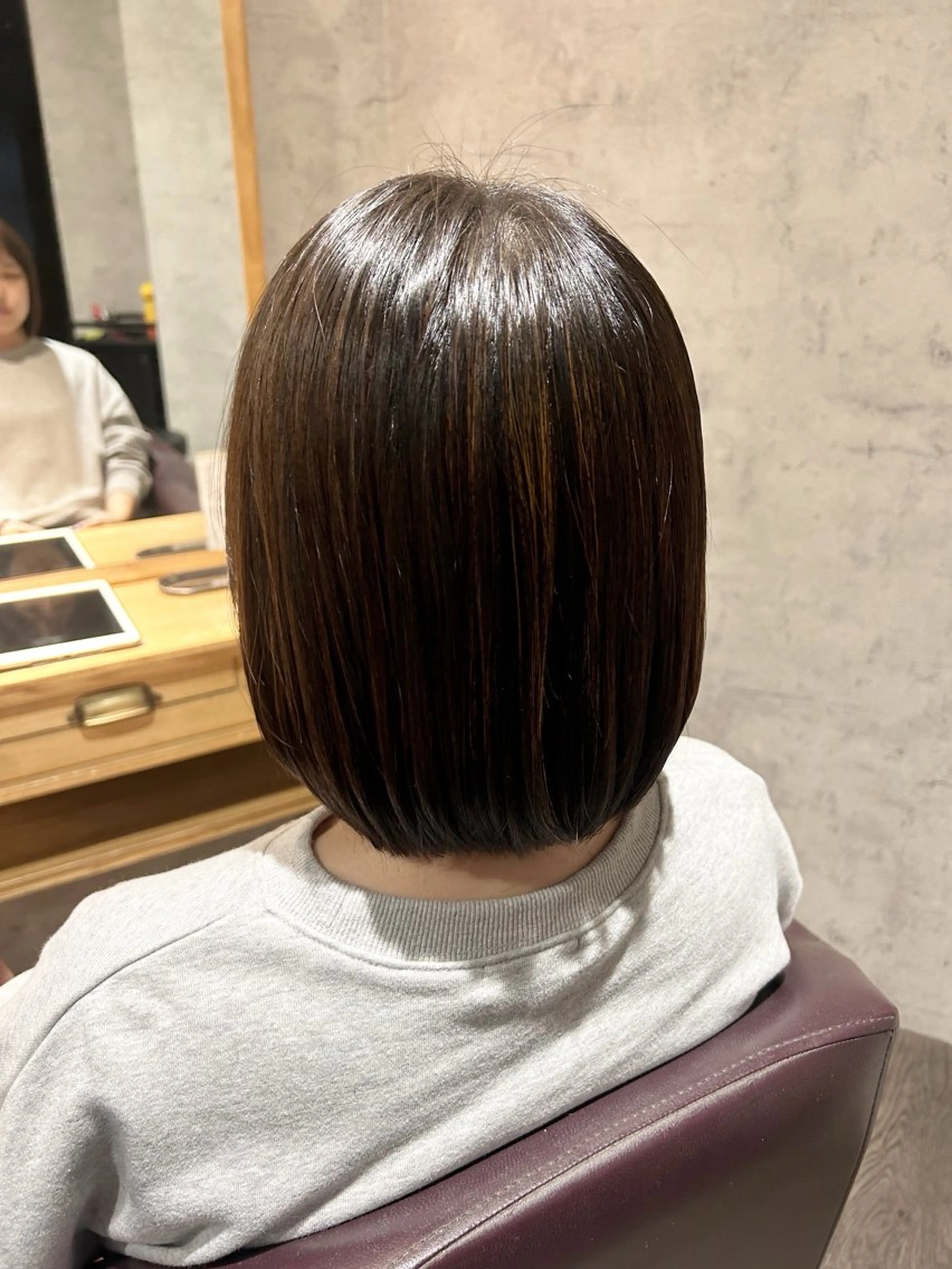 ショート ボブ カット トリートメント ヘッドスパ パーソナルカラー 診断🍀マリンのヘアスタイル