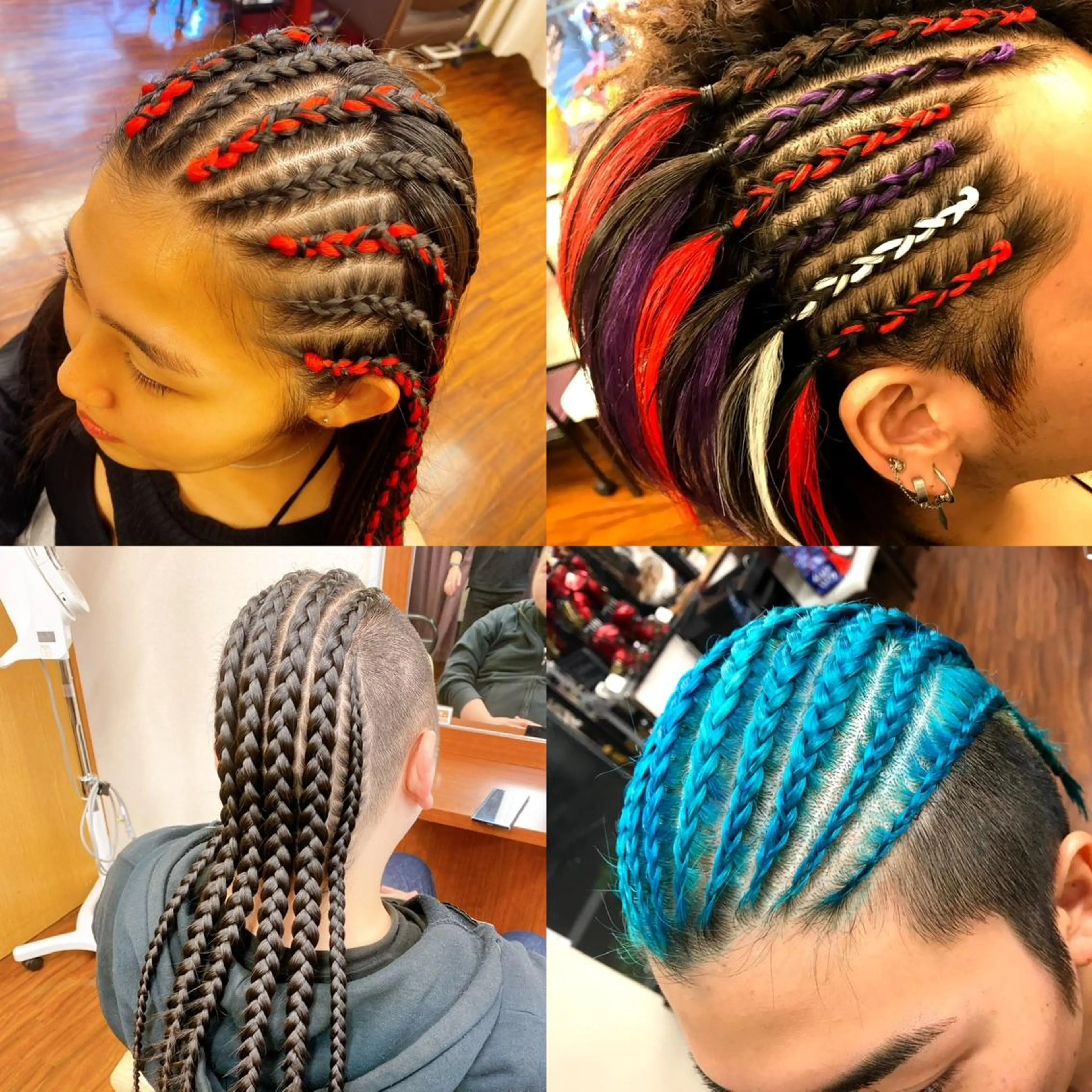 ヘアセット GO TODAYSHAiRESALON所属・✨コーンロウ✨ 本田さゃかのヘアスタイル