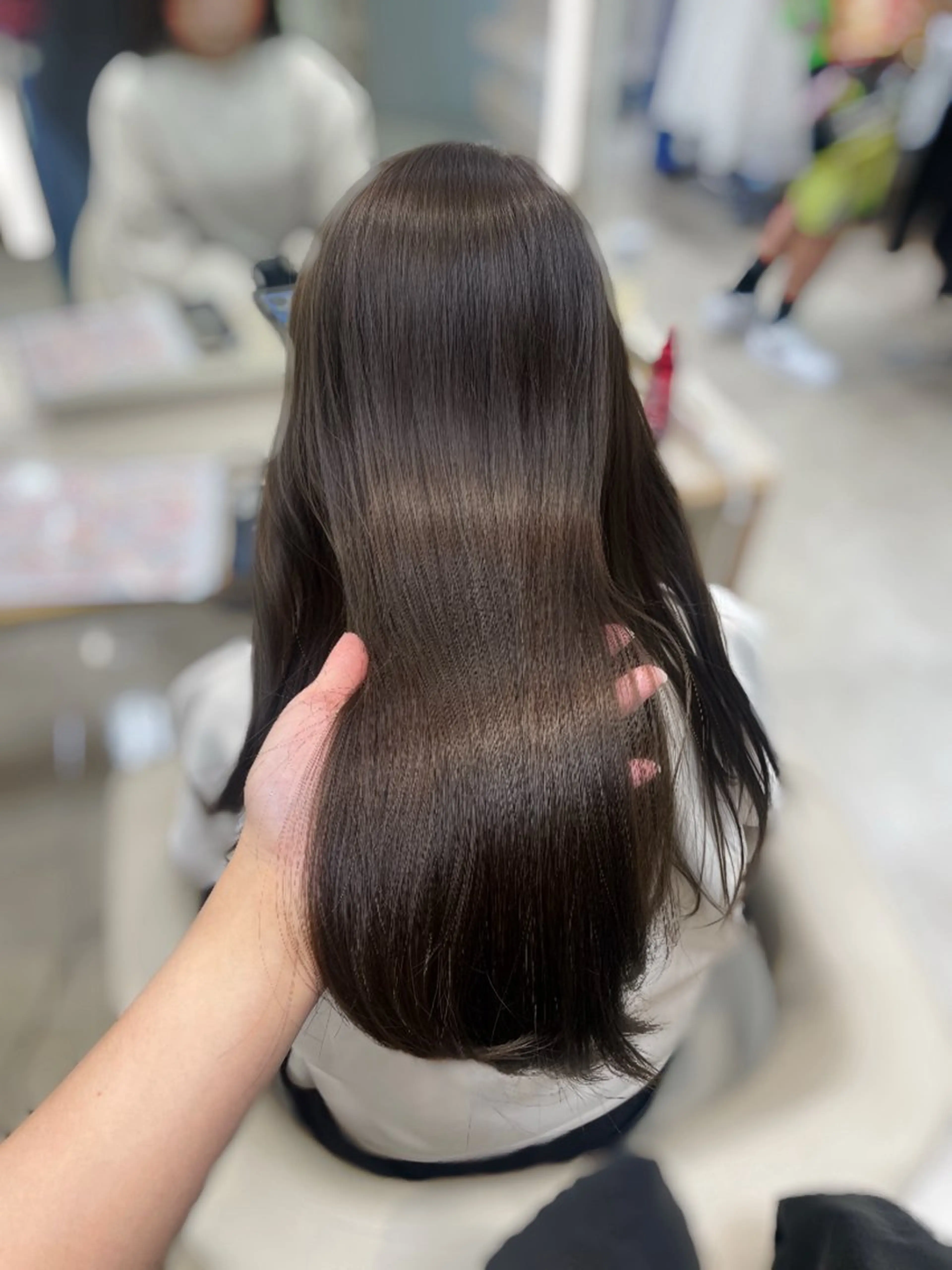 ロング カラー 透明感ワンカラー 🎀髪質改善/AOのヘアスタイル