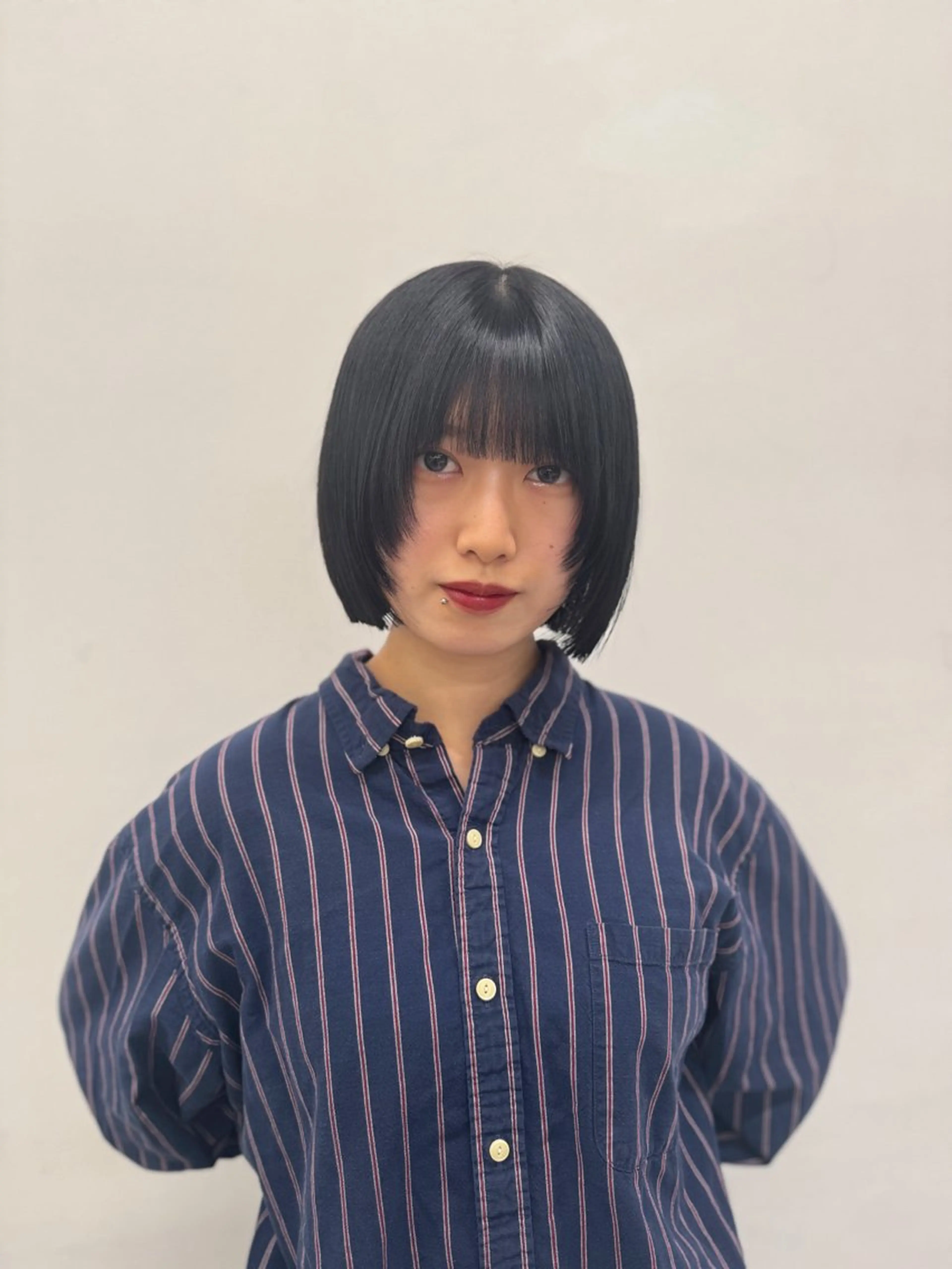 ショート カラー ヘアアレンジ flammeum所属・ハイトーン/ボブ /misakiのヘアスタイル