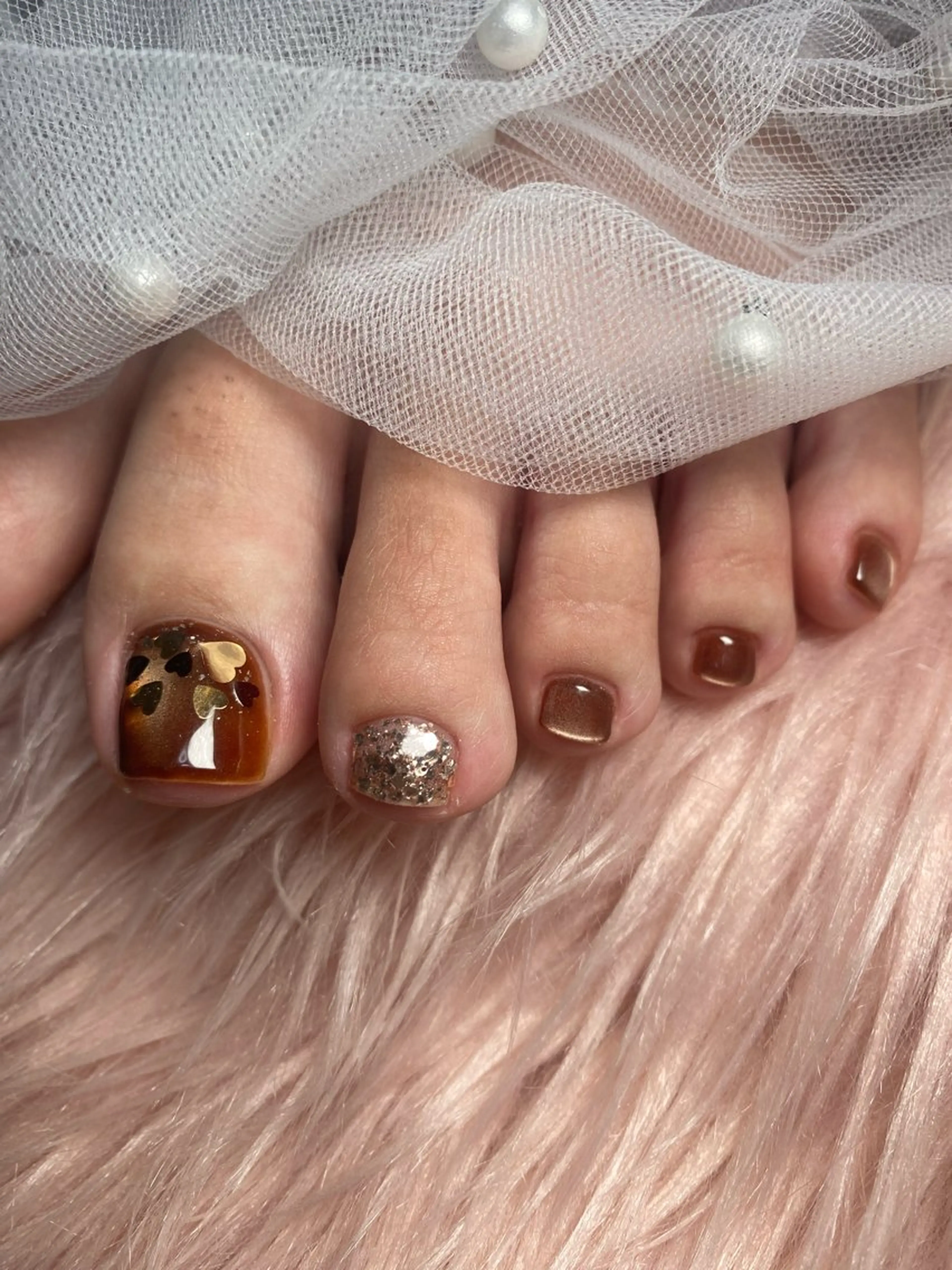 ネイル フットネイル フットネイル mille feuilleのネイルデザイン