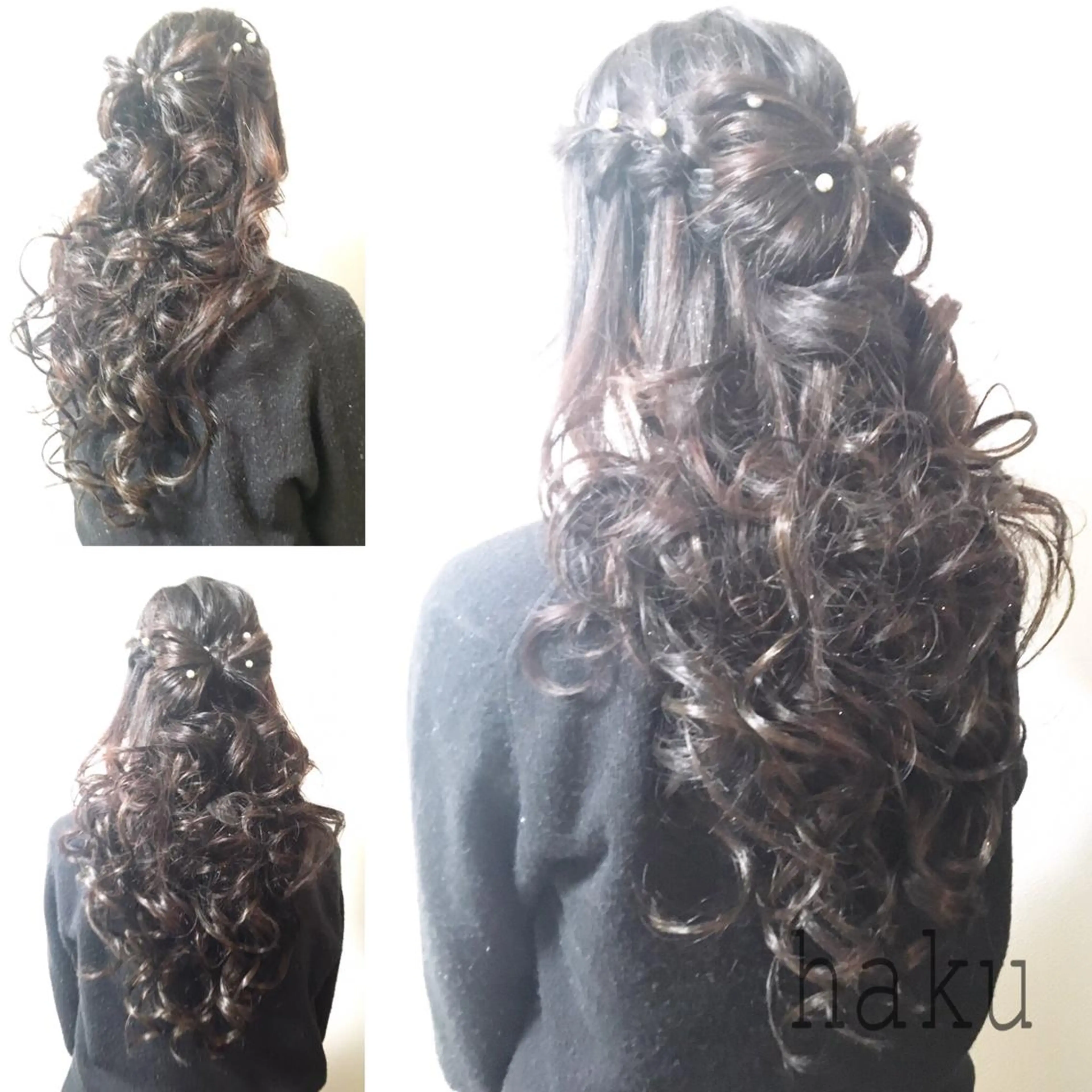 ロング ヘアアレンジ 卒業式のヘアスタイル ＊ asukaのヘアスタイル