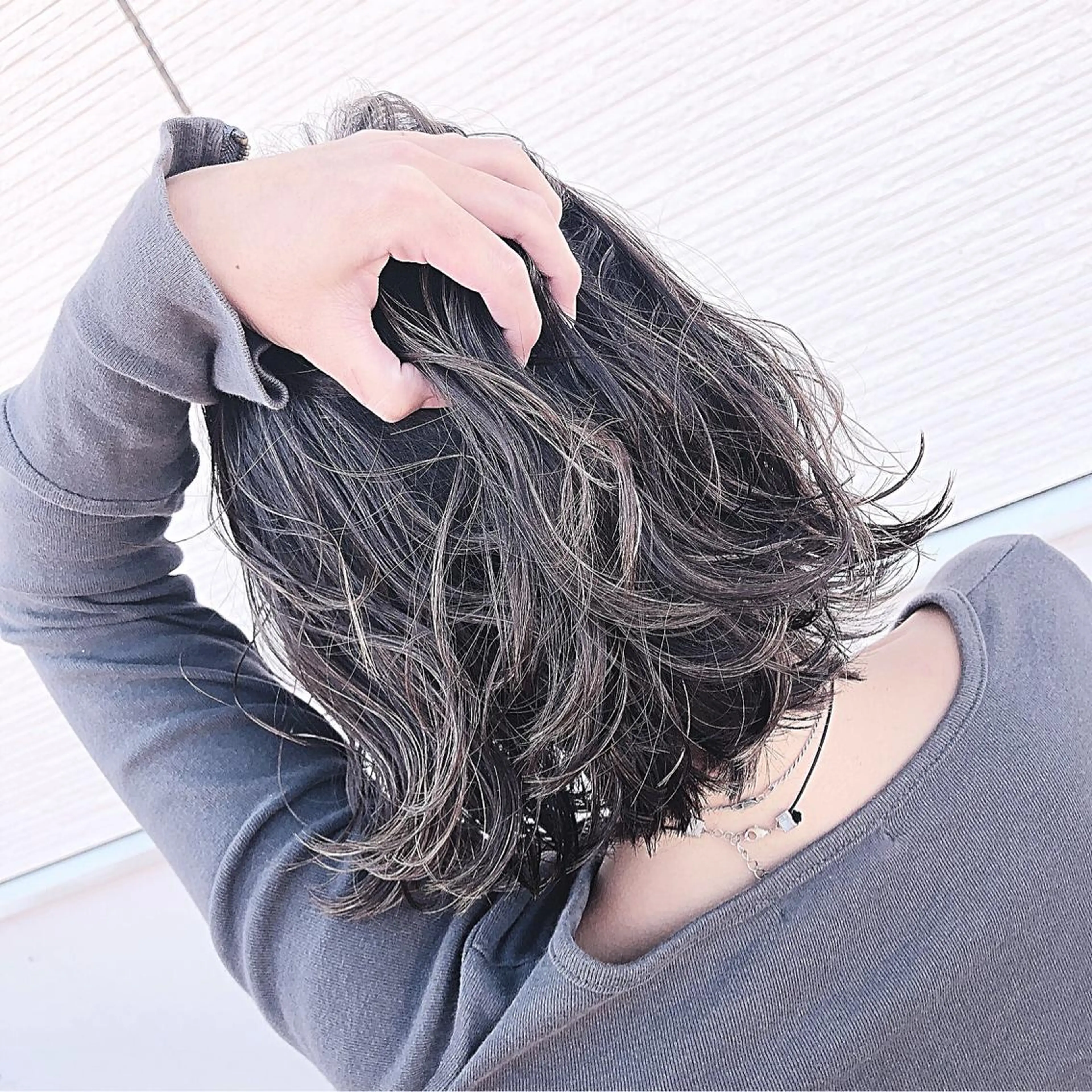 ショート カラー ハイライトカラー ハイライト ヘアカラー トリートメント 名畑 裕貴のヘアスタイル