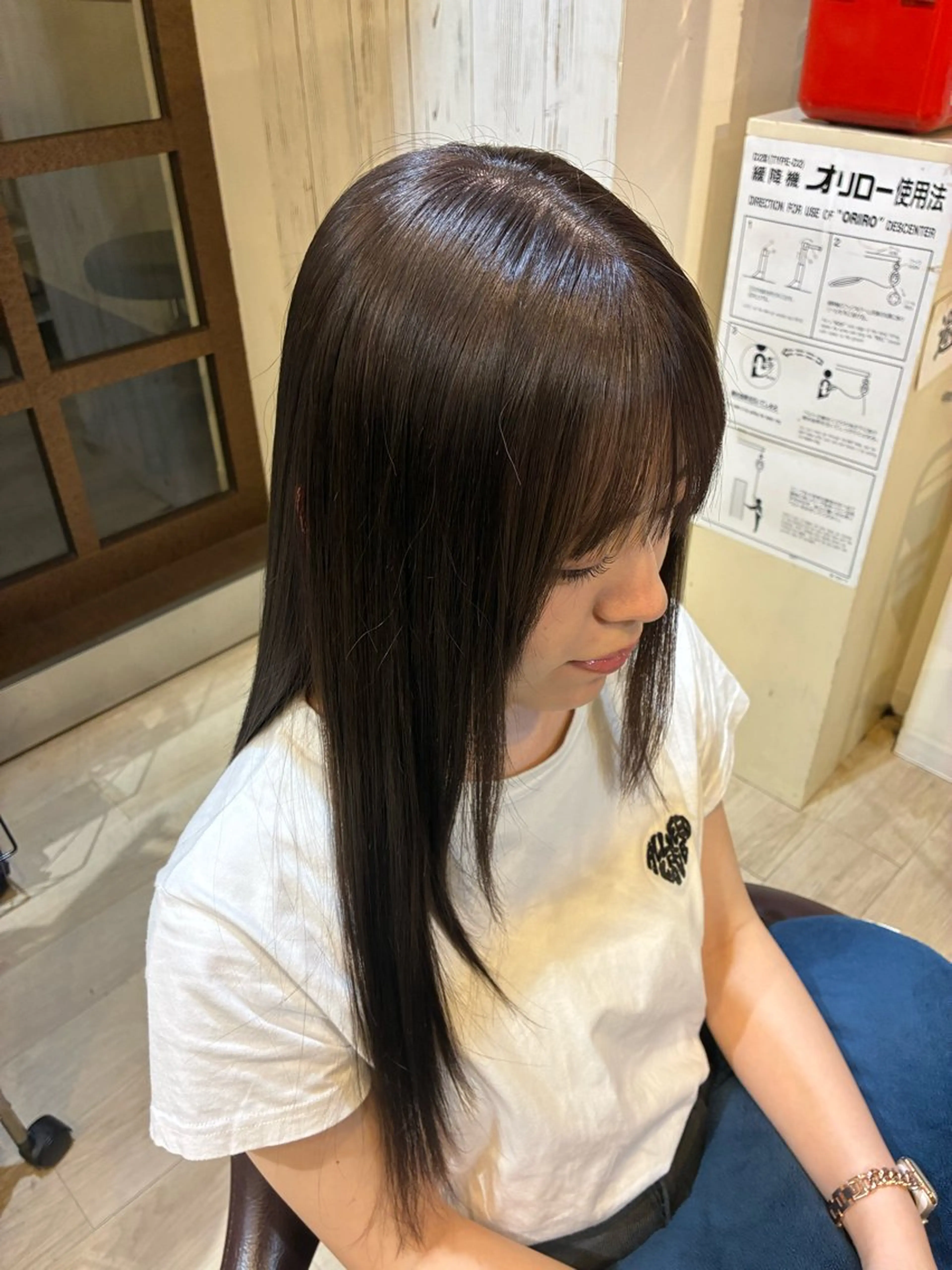 ロング カラー ヘアアレンジ ヘアカラー 和田 和音のヘアスタイル