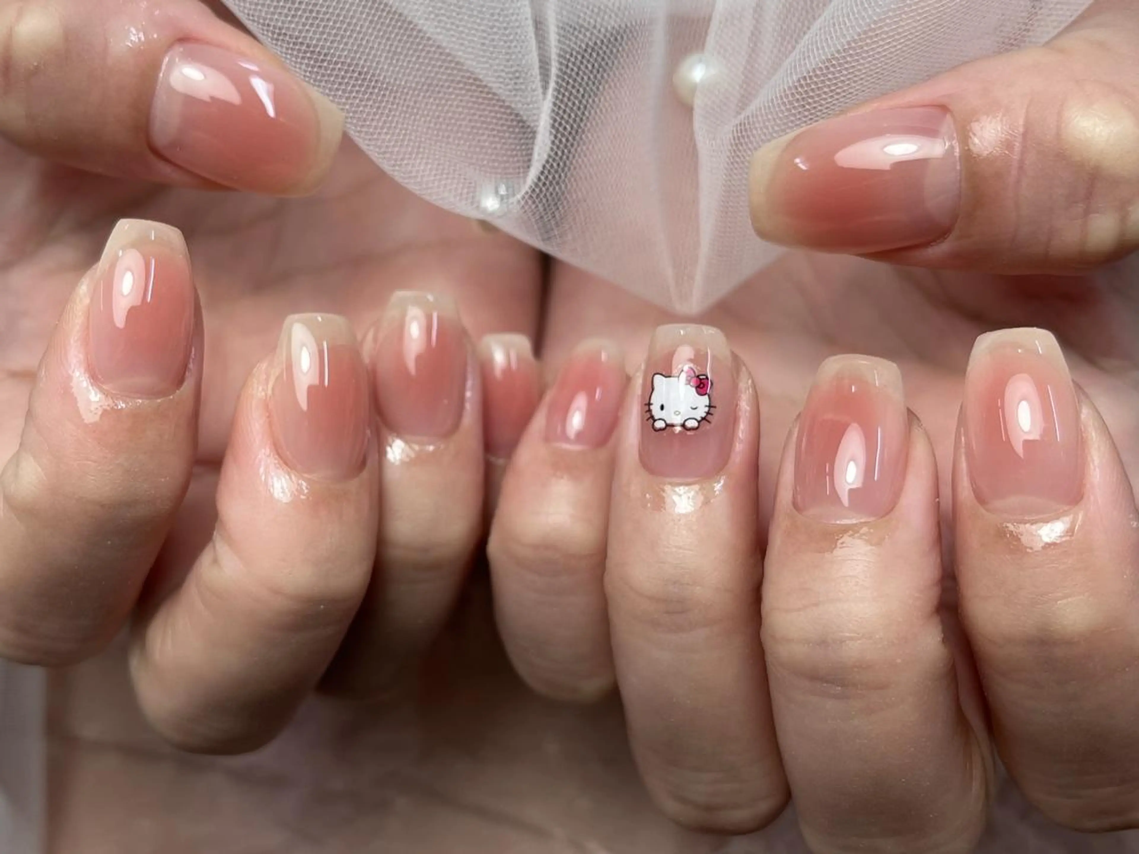 💗【中国発★ワンホン】チークネイル💗¥8800の写真