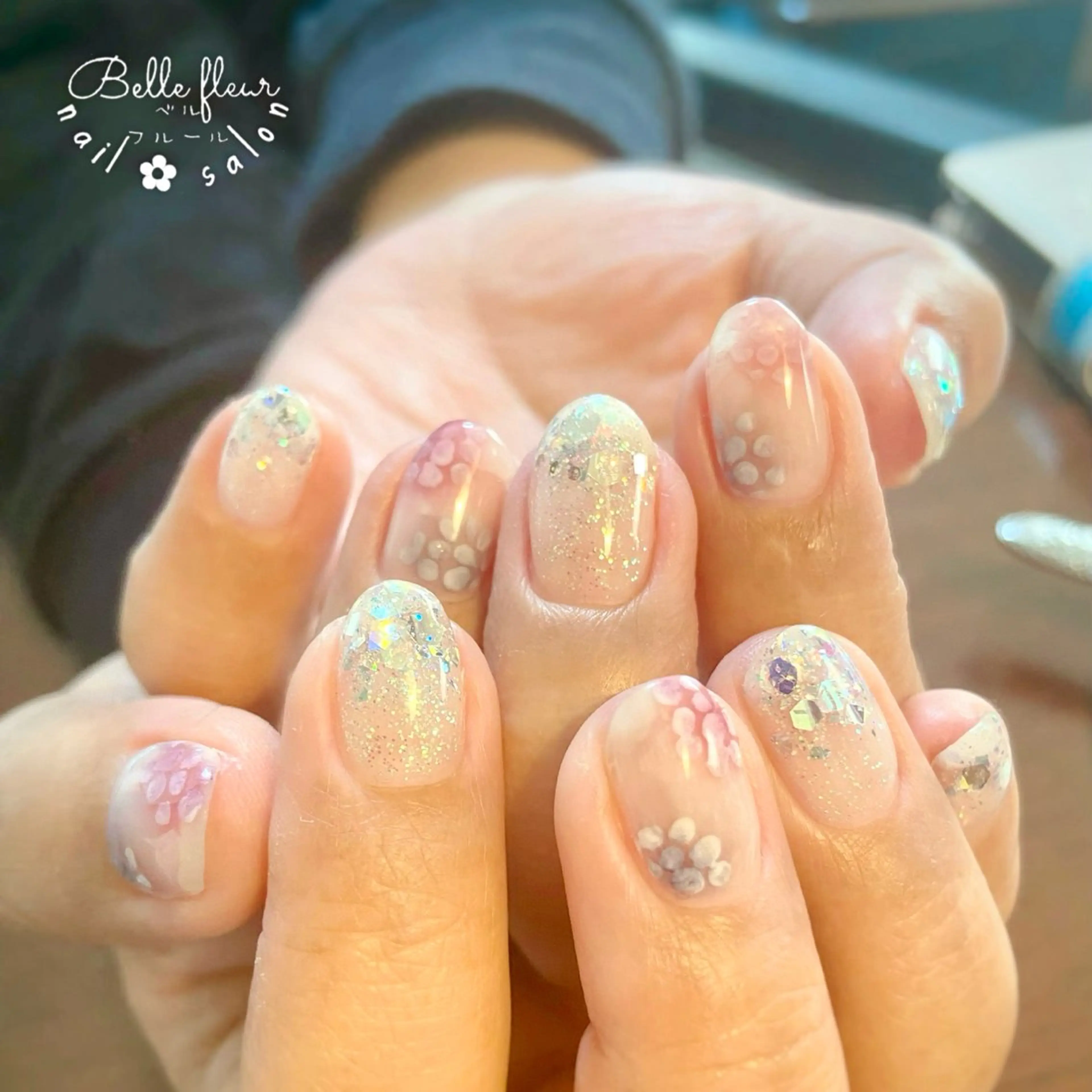 ネイル ハンドネイル ﾈｲﾙｻﾛﾝ Bellefleurのネイルデザイン
