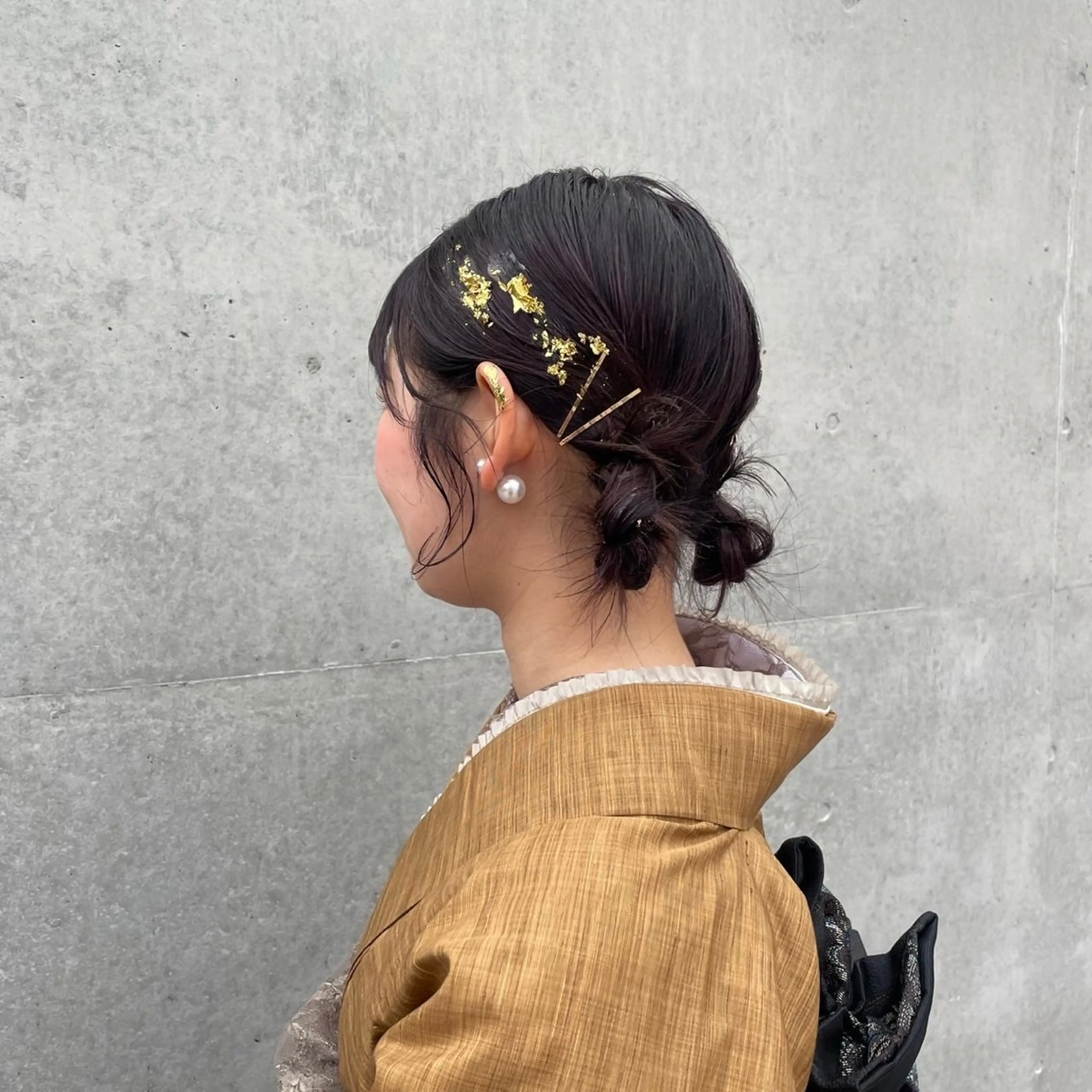 ヘアアレンジ 着物ヘア ダブルカラーVia/ airi♡のヘアスタイル