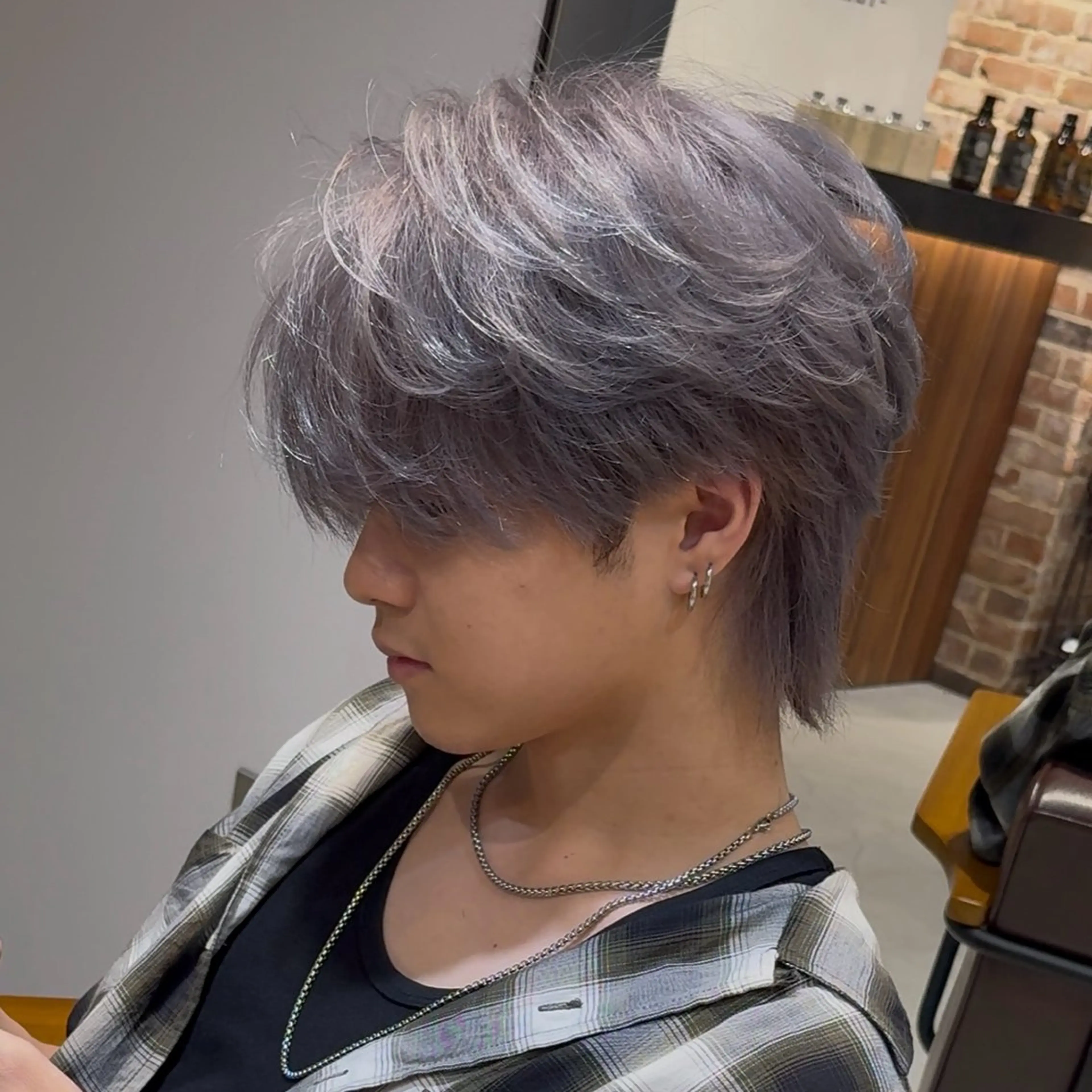 カラー カット ヘアカラー トリートメント 加藤 麻夢のヘアスタイル