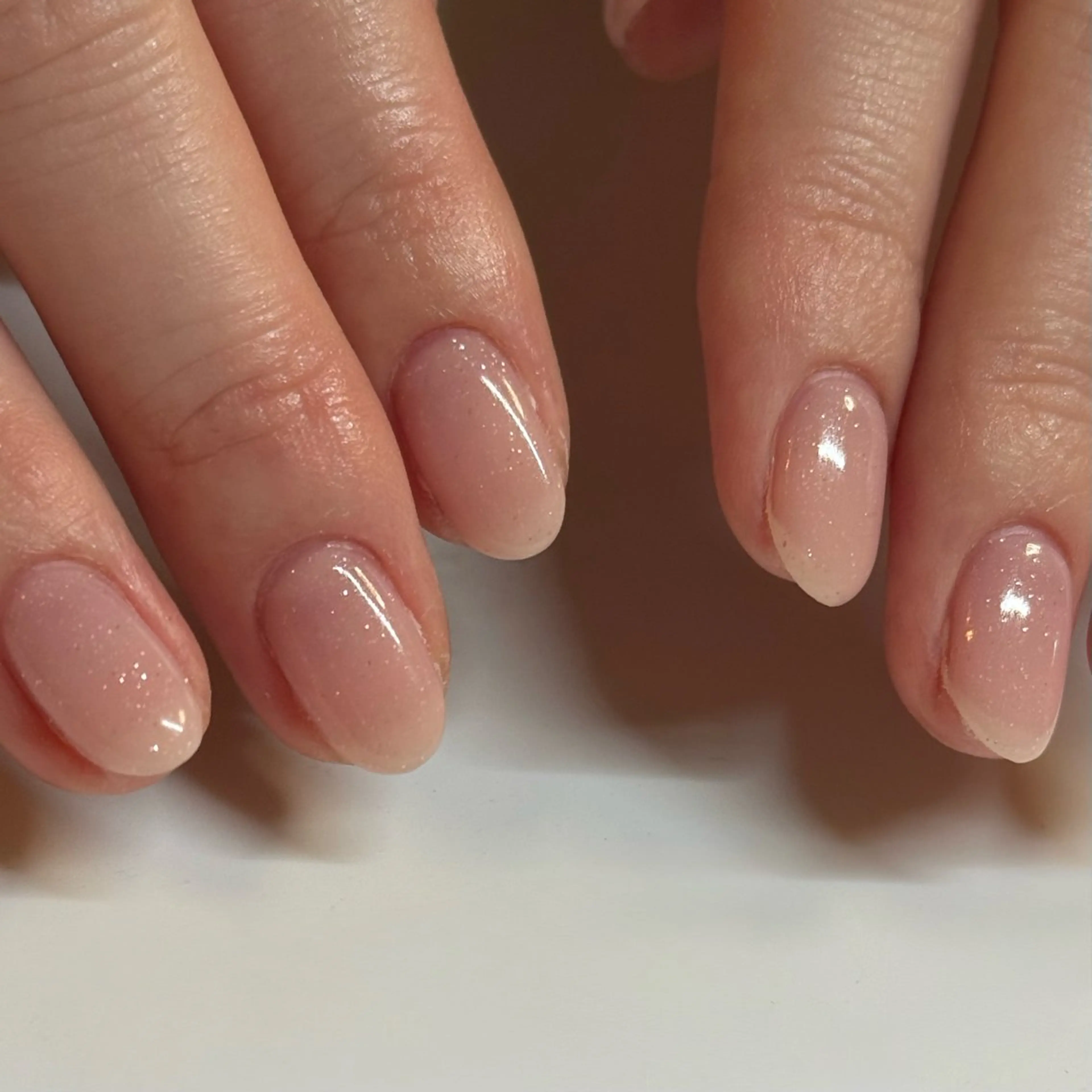 ネイル クリアネイル ワンカラーネイル ハンドネイル Black sheep.所属・Fujimori .のネイルデザイン