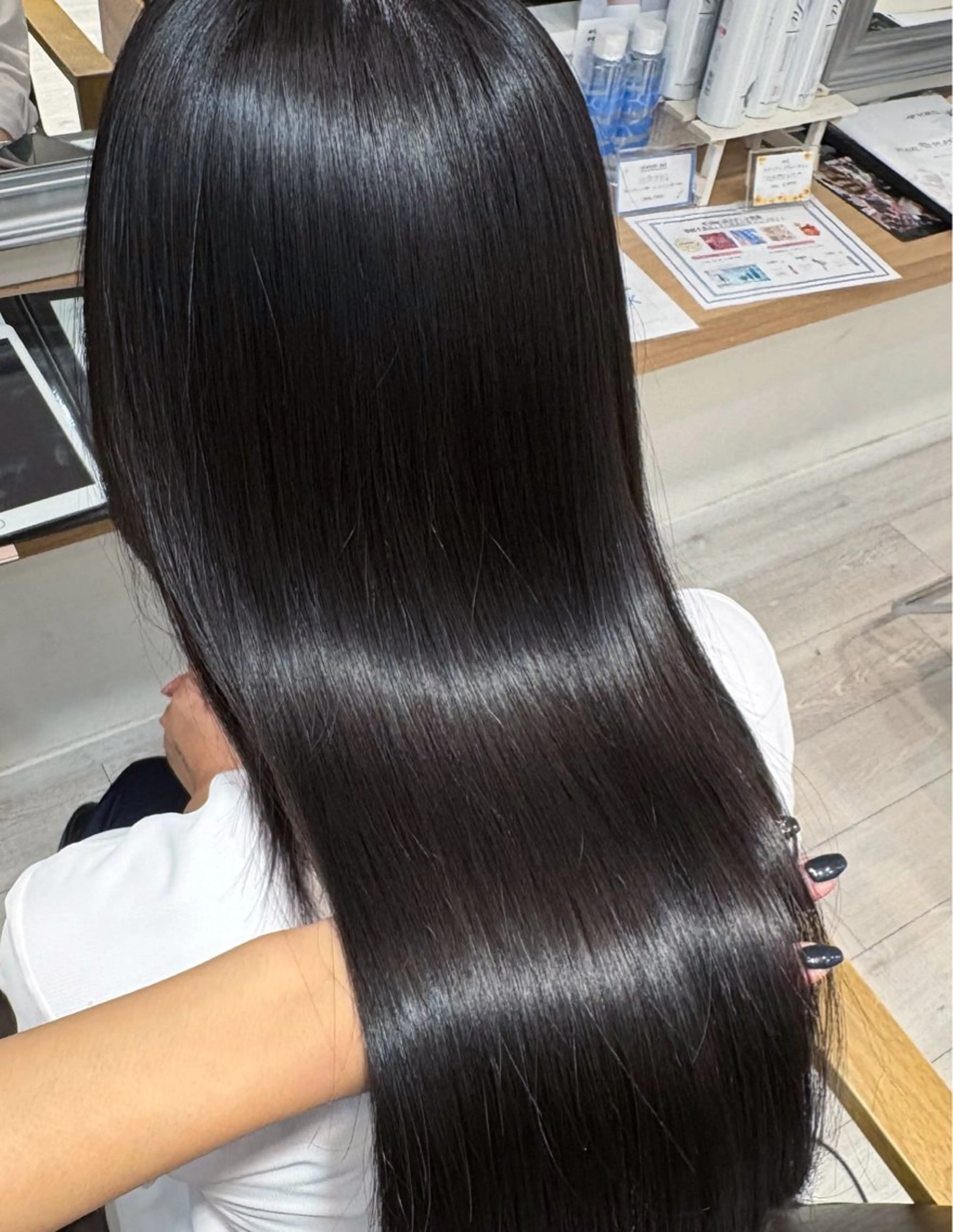 ロング カラー 髪質改善/艶カラー❄ 𝐲𝐮𝐮.のヘアスタイル