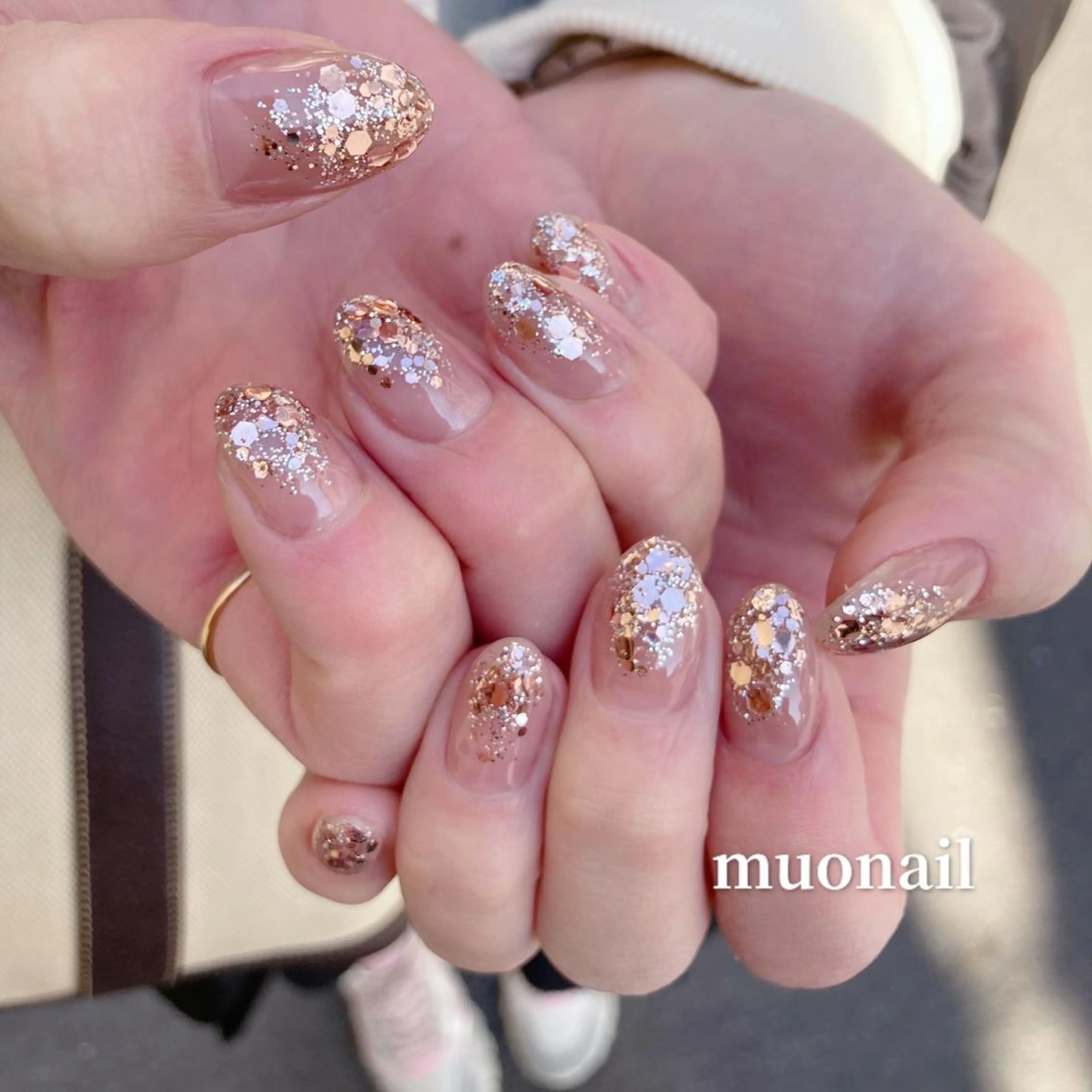 ネイル ラメ(グリッター) Sand by muoのネイルデザイン