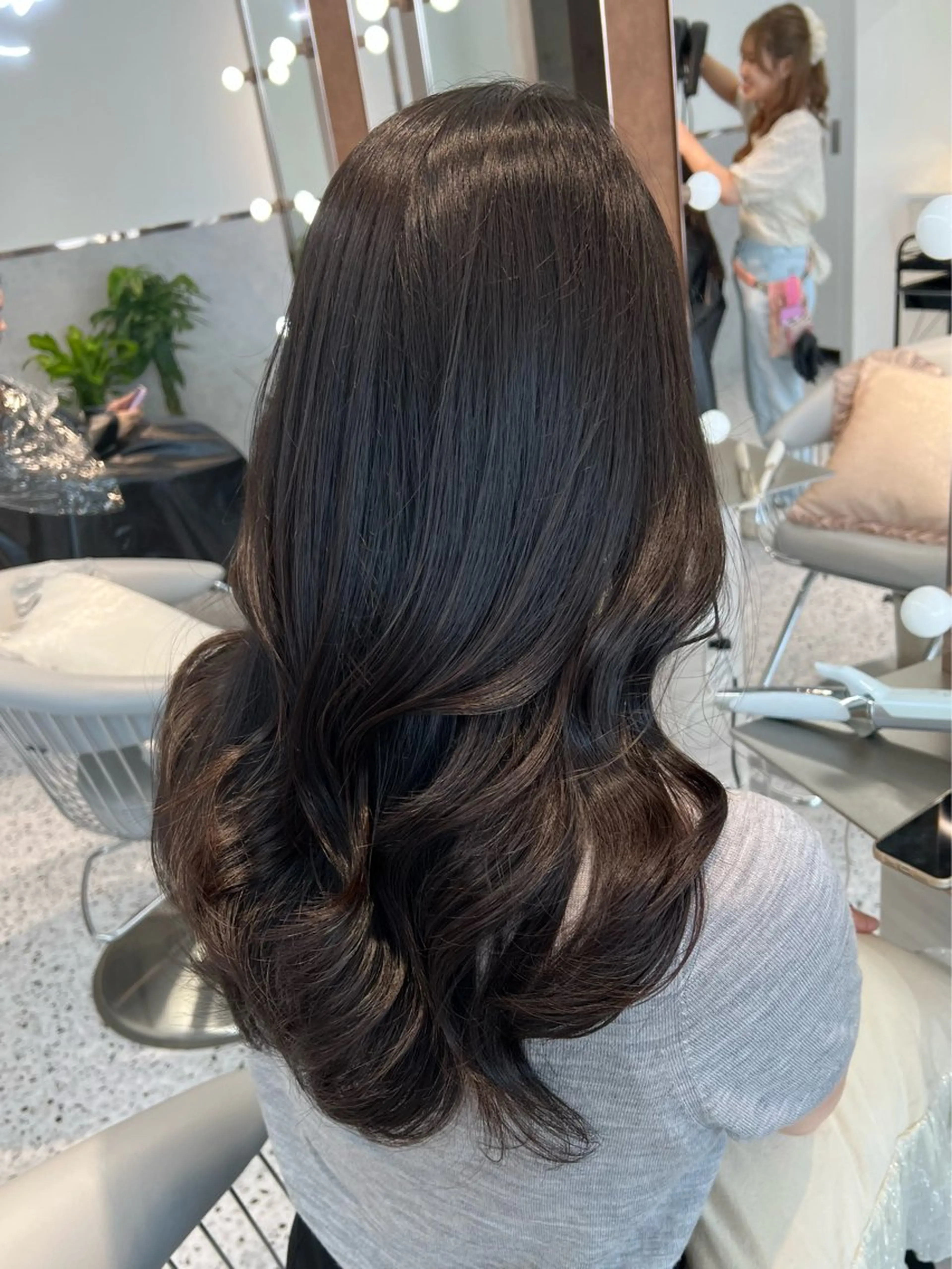 ロング くびれヘア 韓国風ヘア ワンホンヘア Lond Role所属・🎀透明感カラー shizuka🎀のヘアスタイル