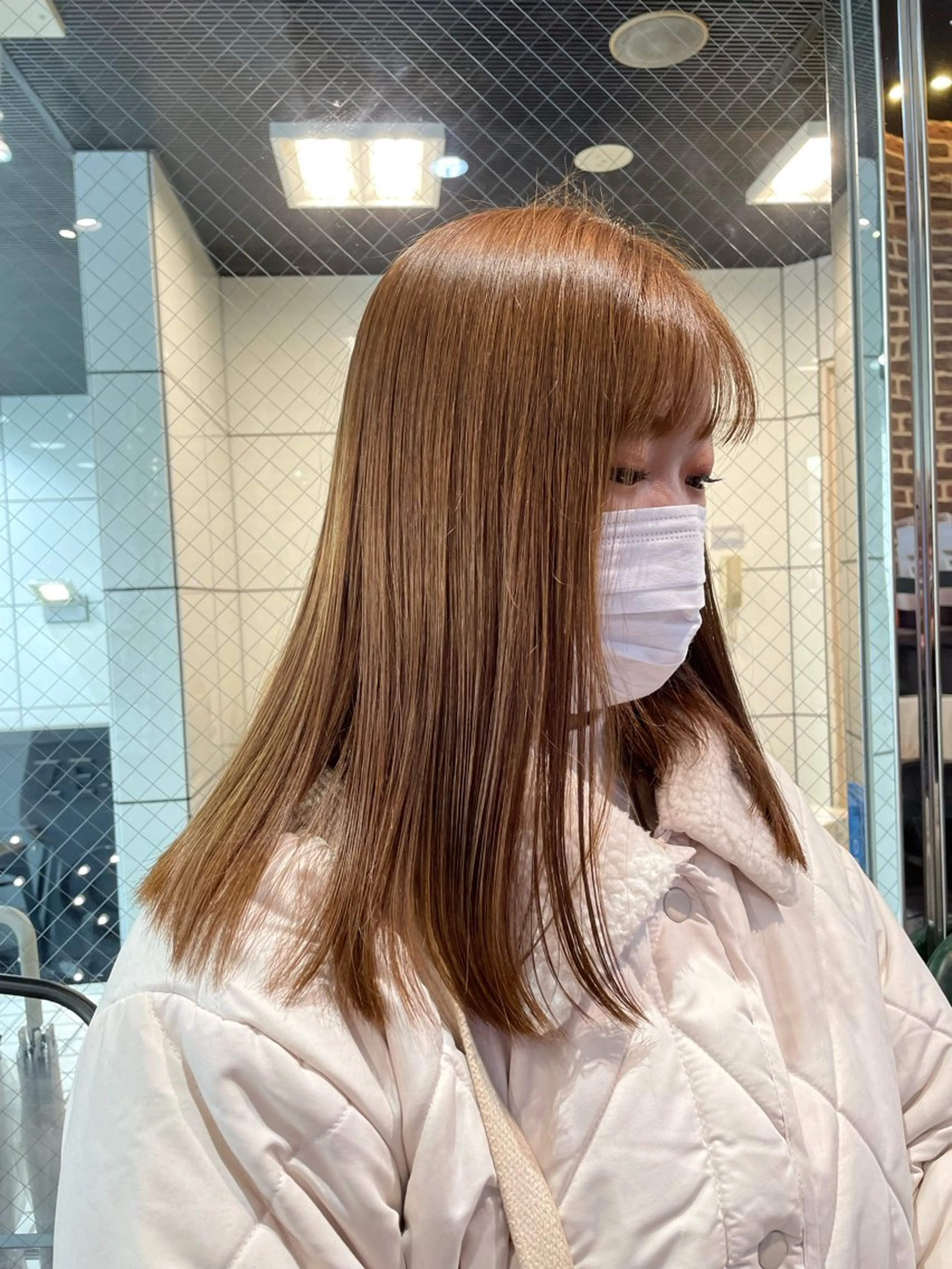カラー ‪るか/‪透明感 カラー/アレンジのヘアスタイル