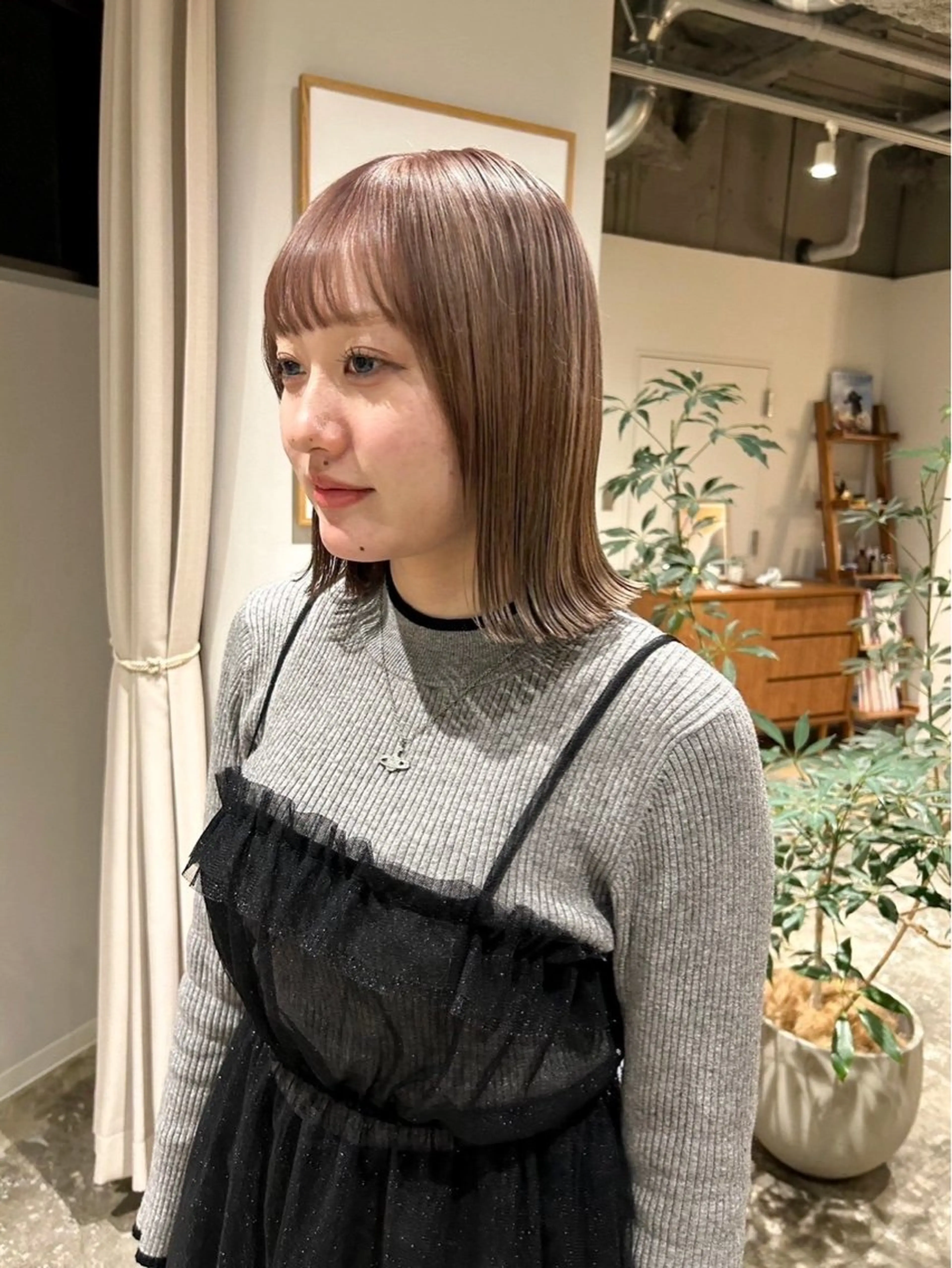 カラー ヘアカラー 佐藤 来輝のヘアスタイル