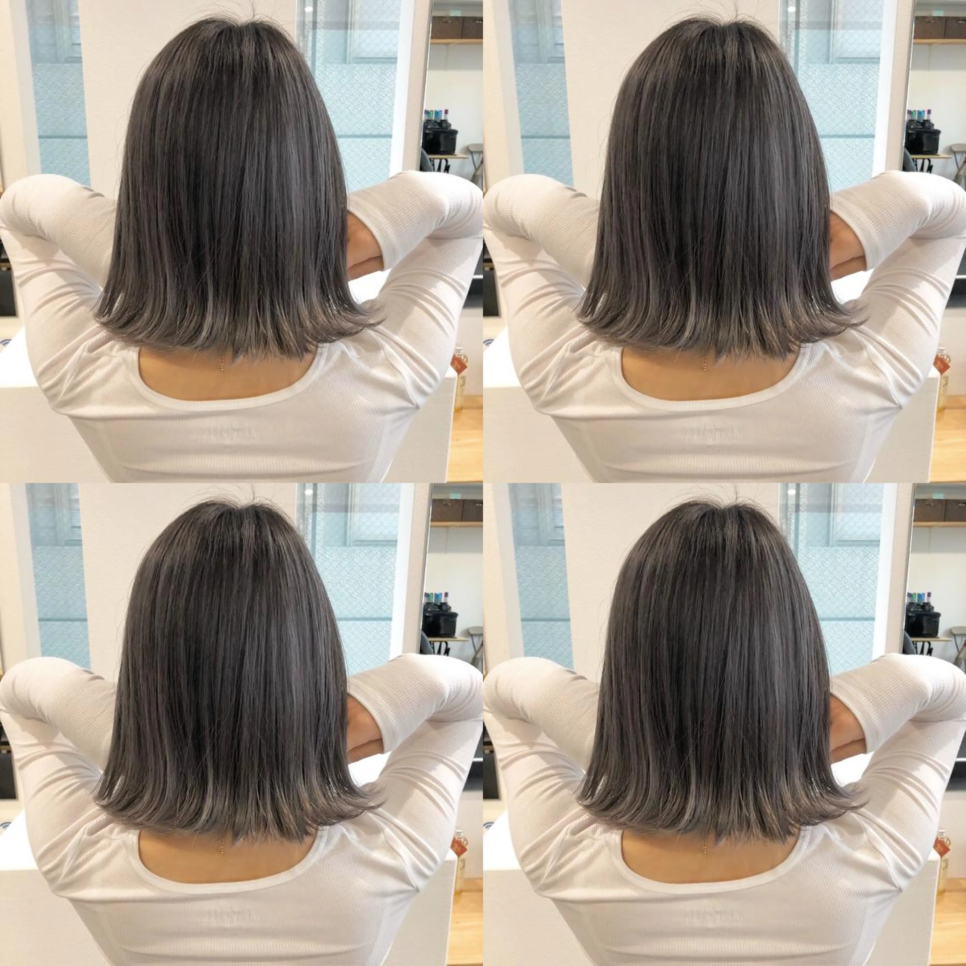 ショート カラー グレージュ JILBLAN京都 ショート/ハイライトのヘアスタイル