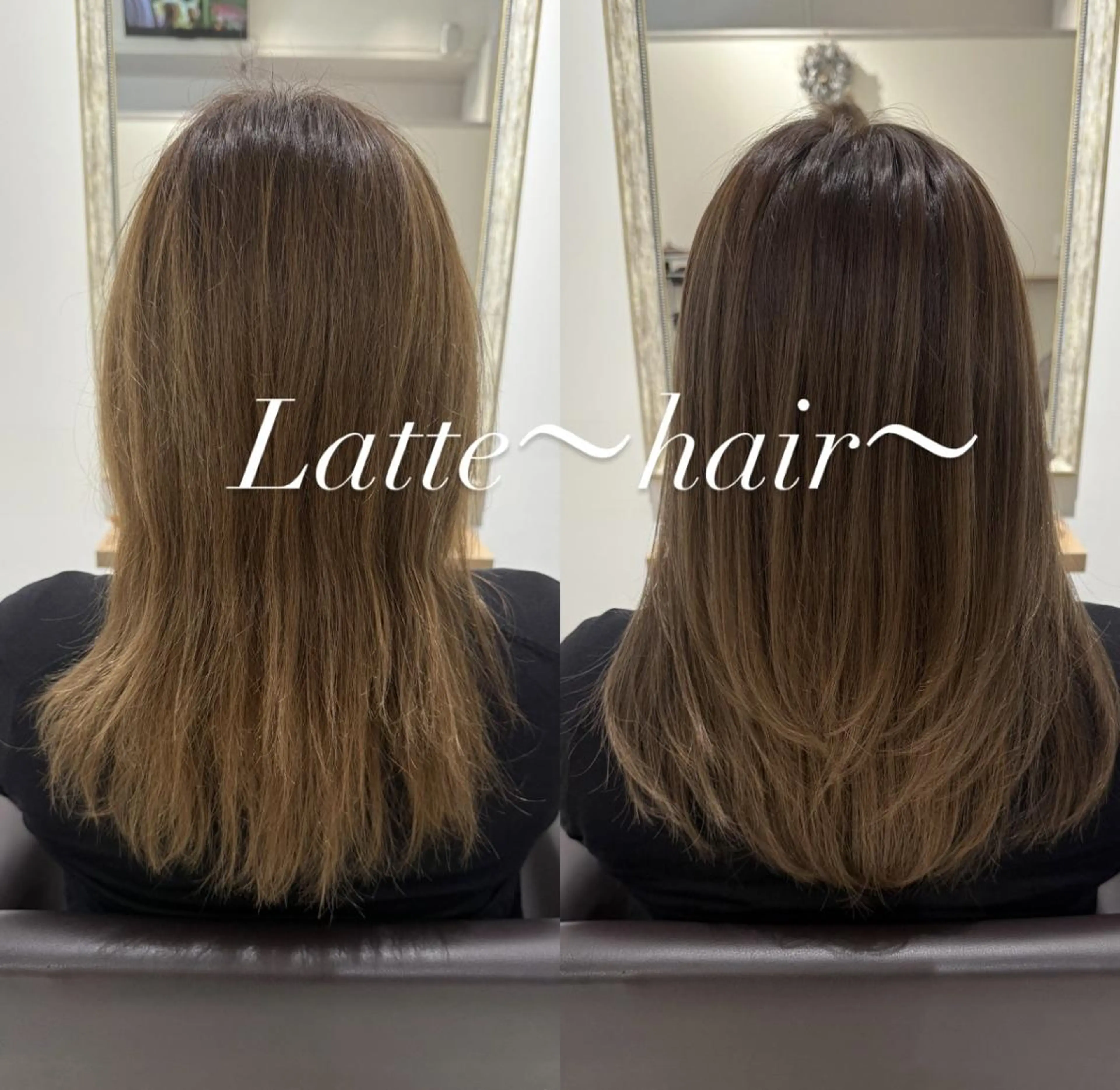 セミロング カット ヘアカラー トリートメント 瀬尾 由希菜のヘアスタイル