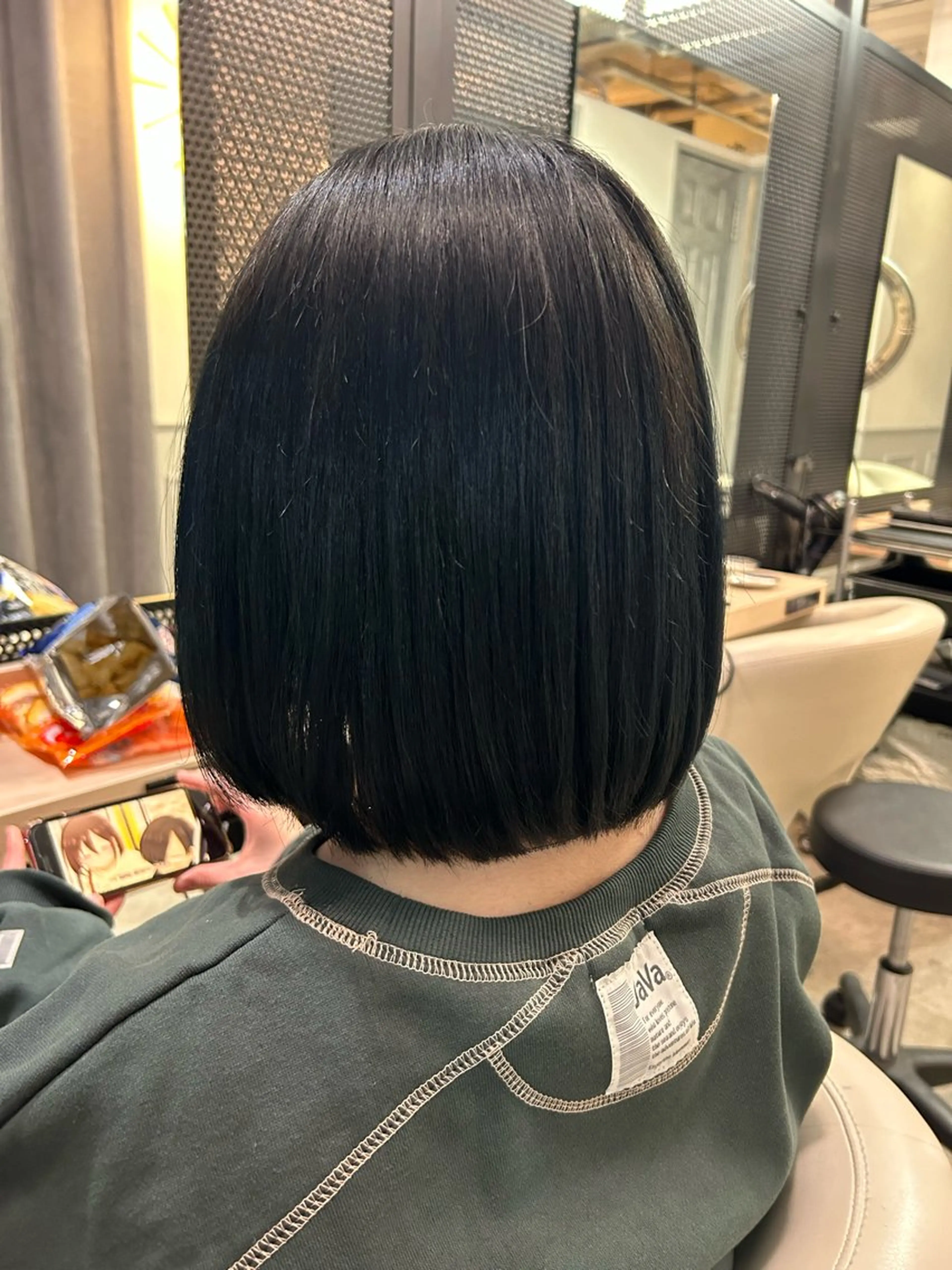 ショート ボブ トリートメント 縮毛•ハイトーン Runaのヘアスタイル