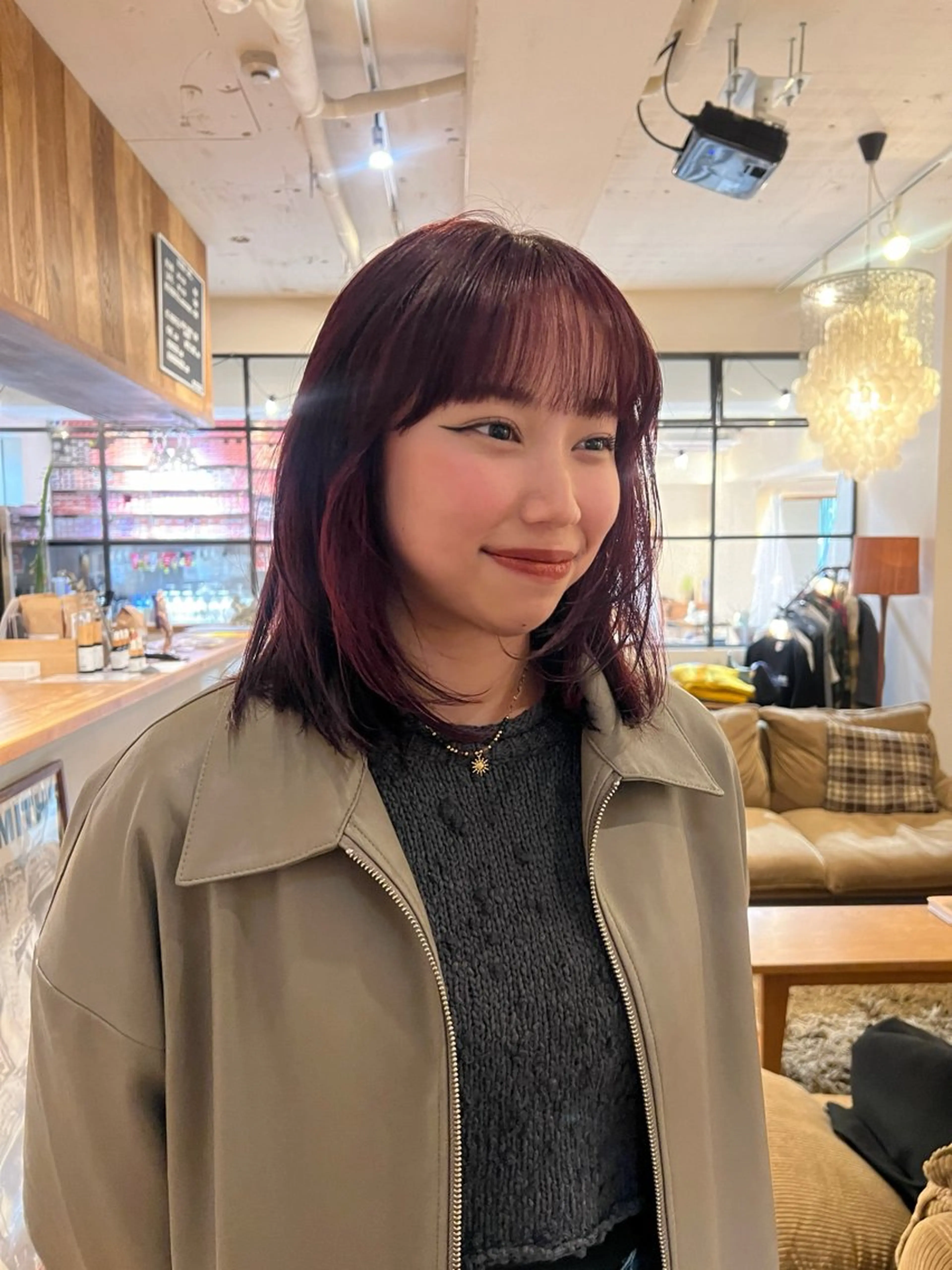 セミロング カラー drop /Hiroto✩.*のヘアスタイル