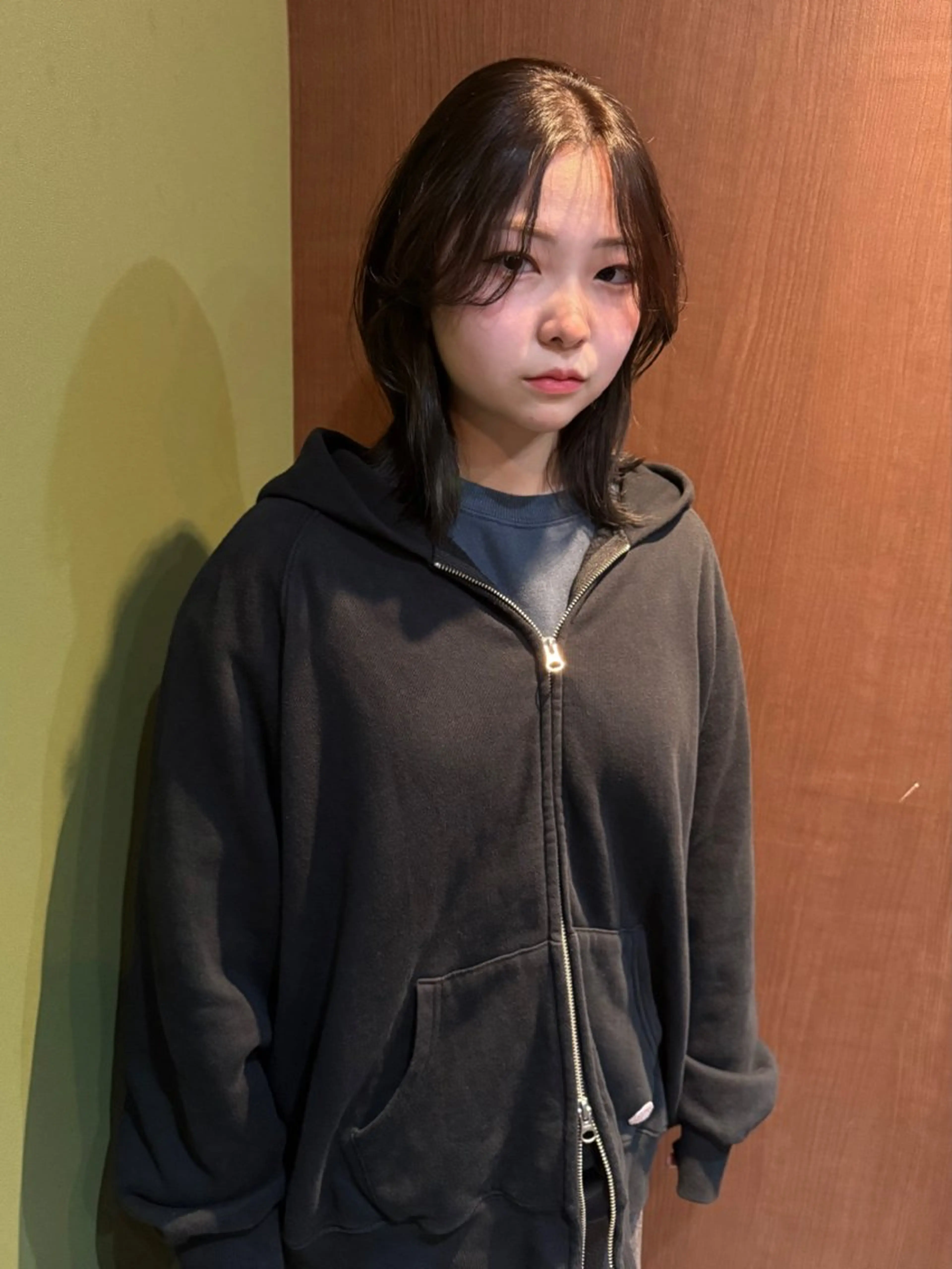 ミディアム カラー 透明感カラー カット ヘアカラー トリートメント mai / linoah˚✧のヘアスタイル