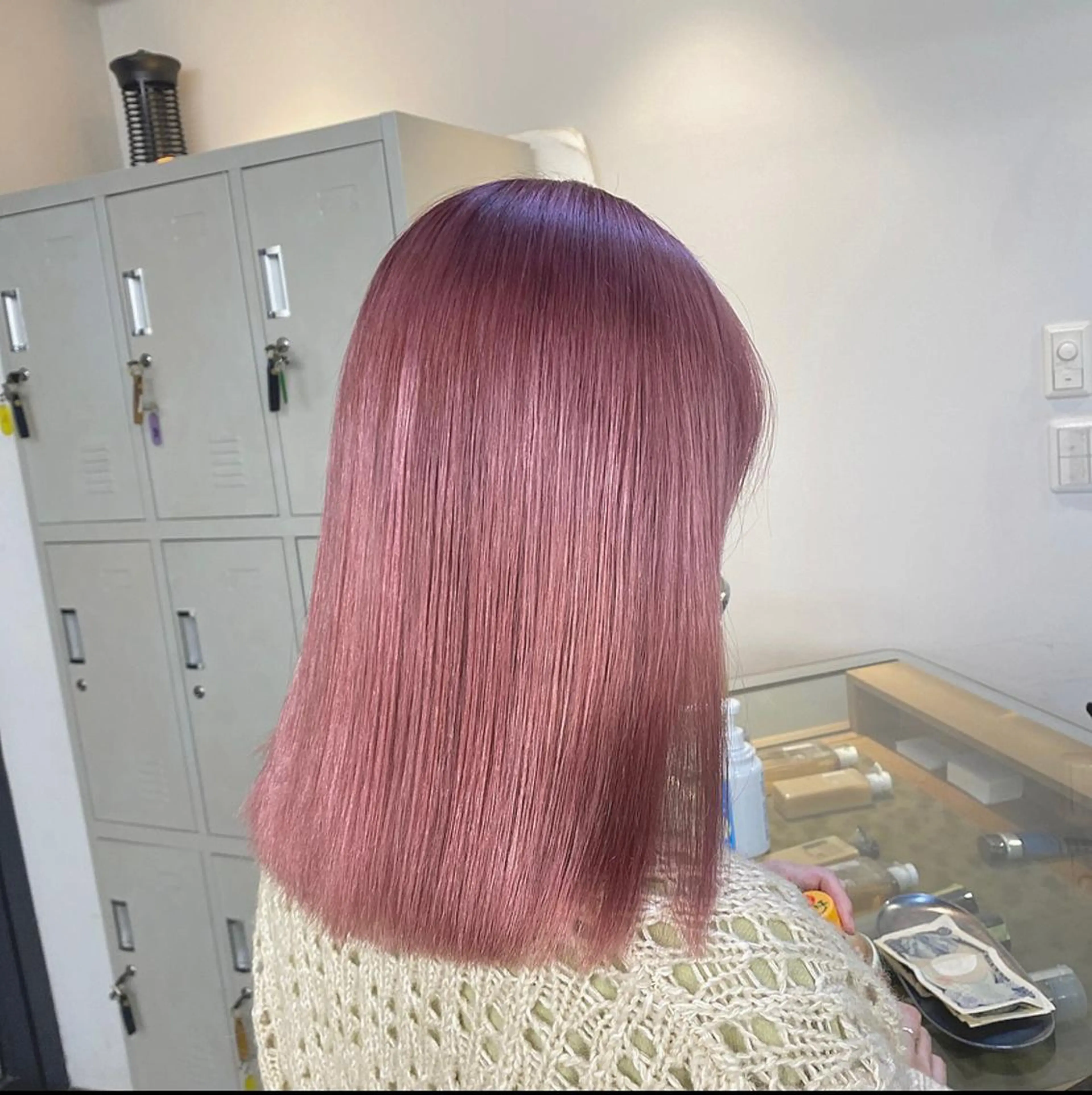 ミディアム カラー パーマ ヘアアレンジ メンズ キッズ ネイル マツエク・マツパ メンズブリーチ ブリーチ 暖色系/透明感 治野心のヘアスタイル