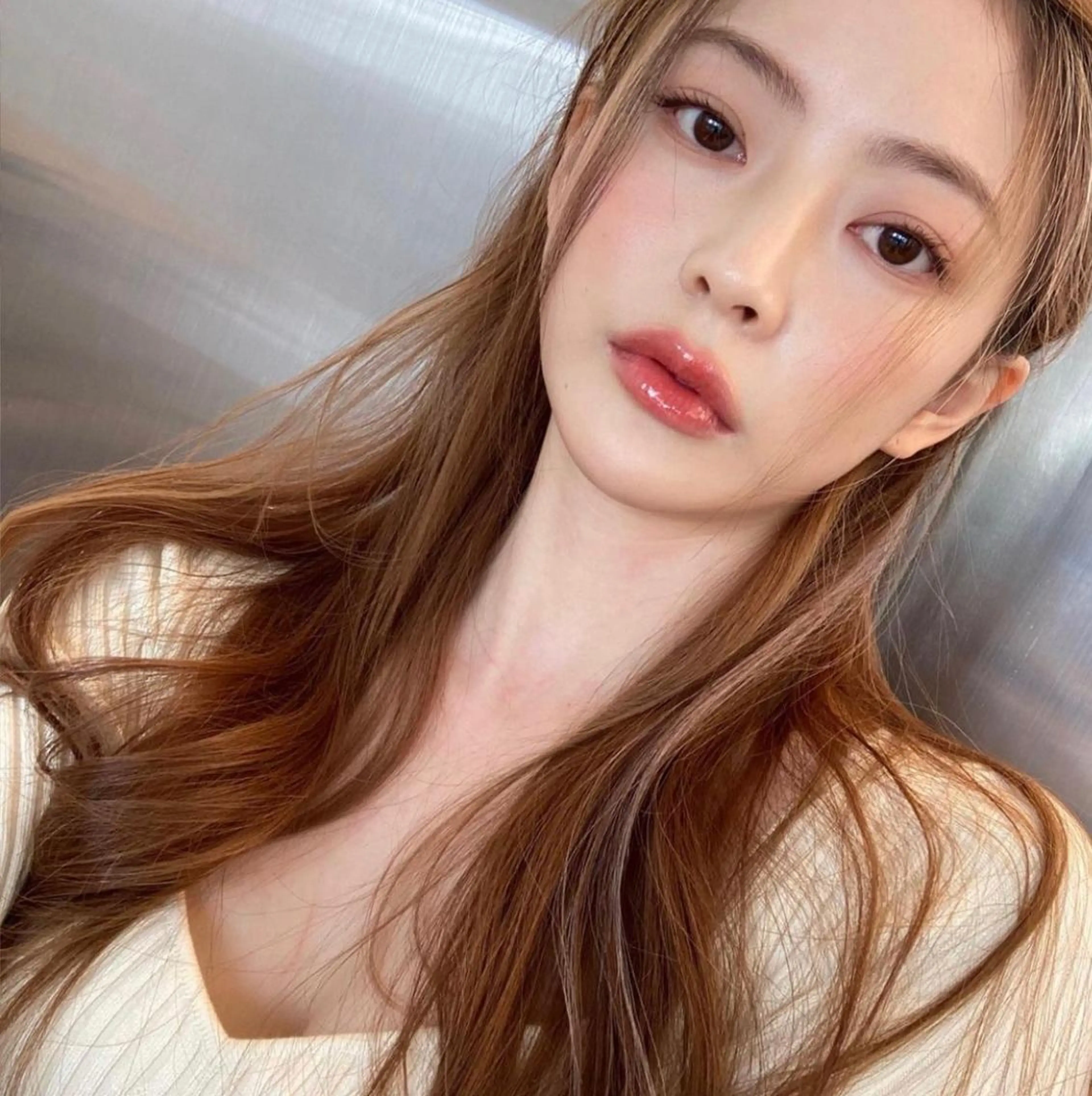 ロング ヘアカラー トリートメント 透明感/ツヤ髪/ さら艶/前田祥汰のヘアスタイル