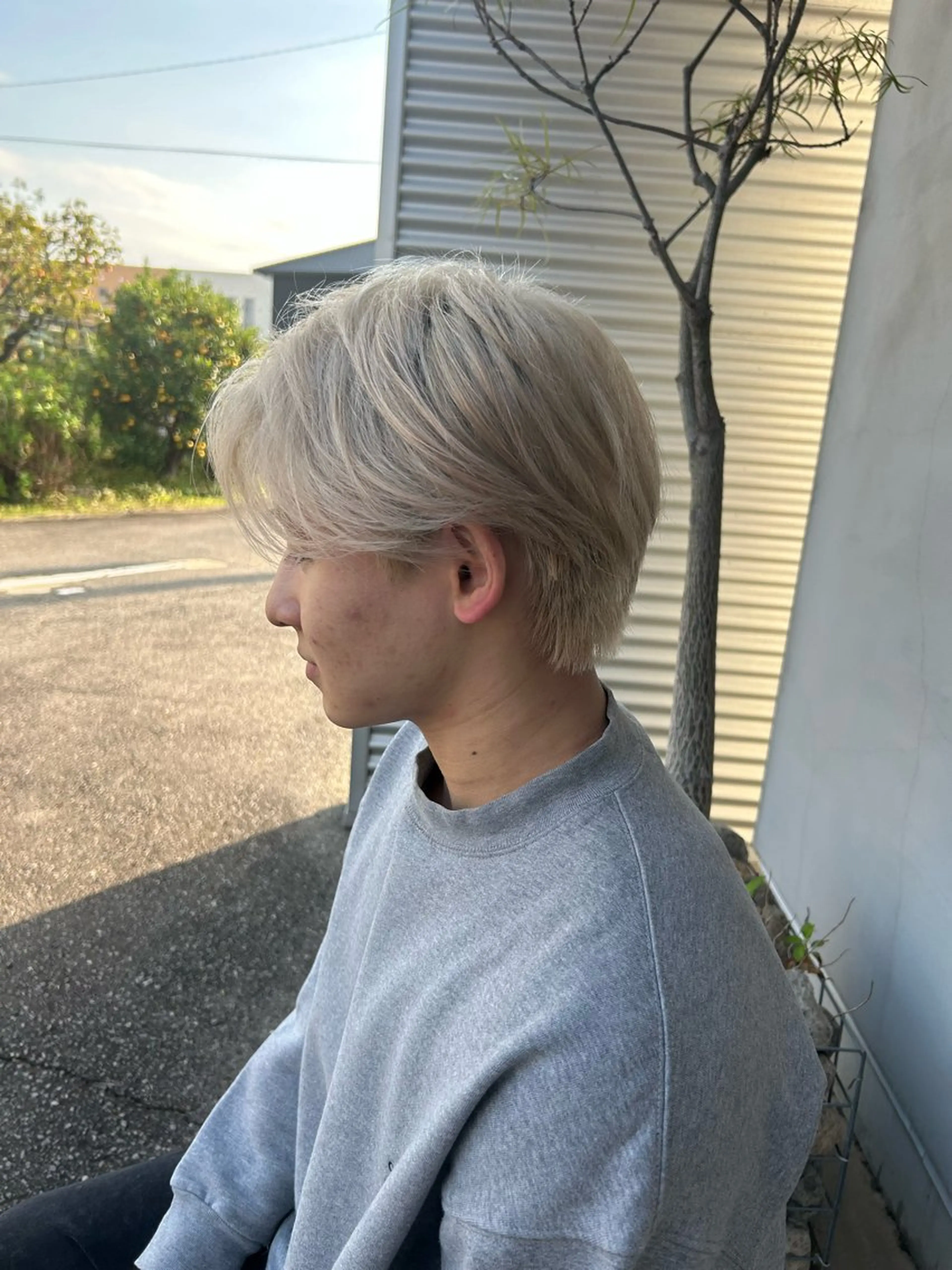 ショート カラー パーマ メンズ カット ヘアカラー トリートメント KYOYA /fade💈のヘアスタイル