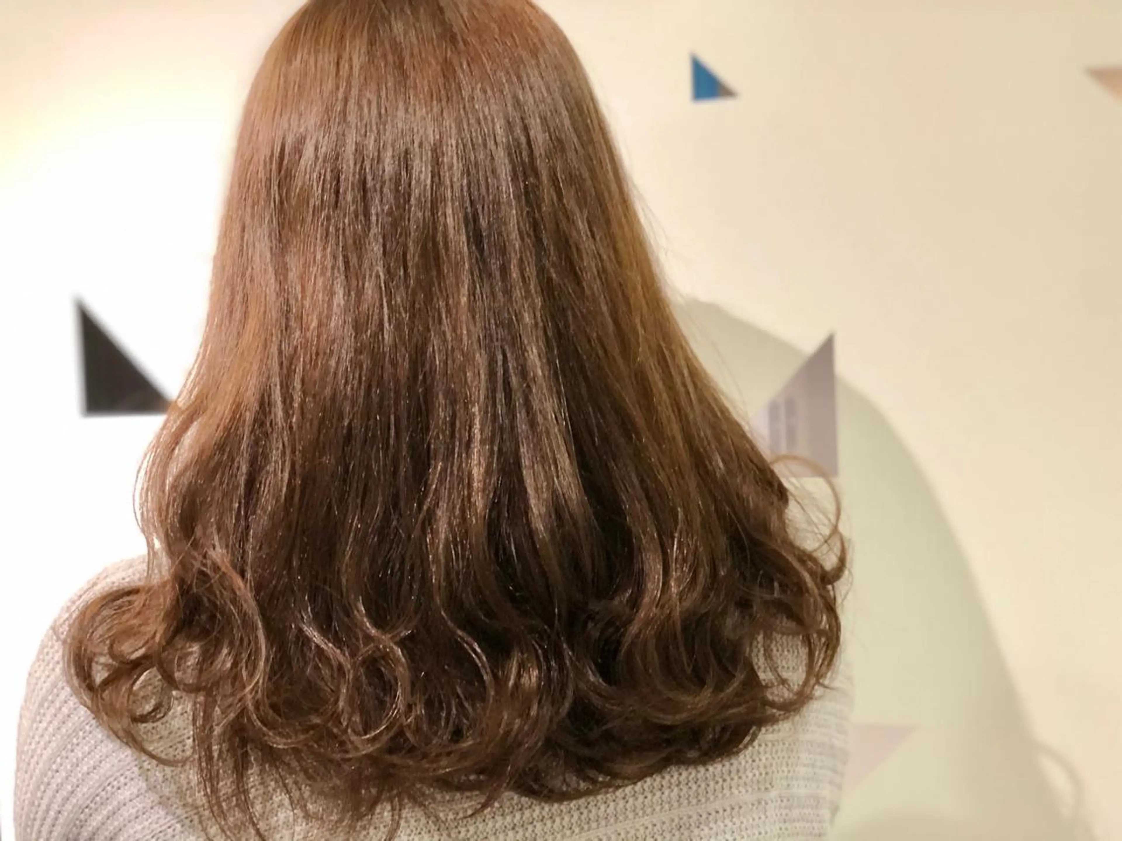 セミロング セミロングパーマ 外国人風カラー レイヤーカット 縮毛矯正 ✂ショート・ボブ専門 顔型診断✂奥田裕仁のヘアスタイル